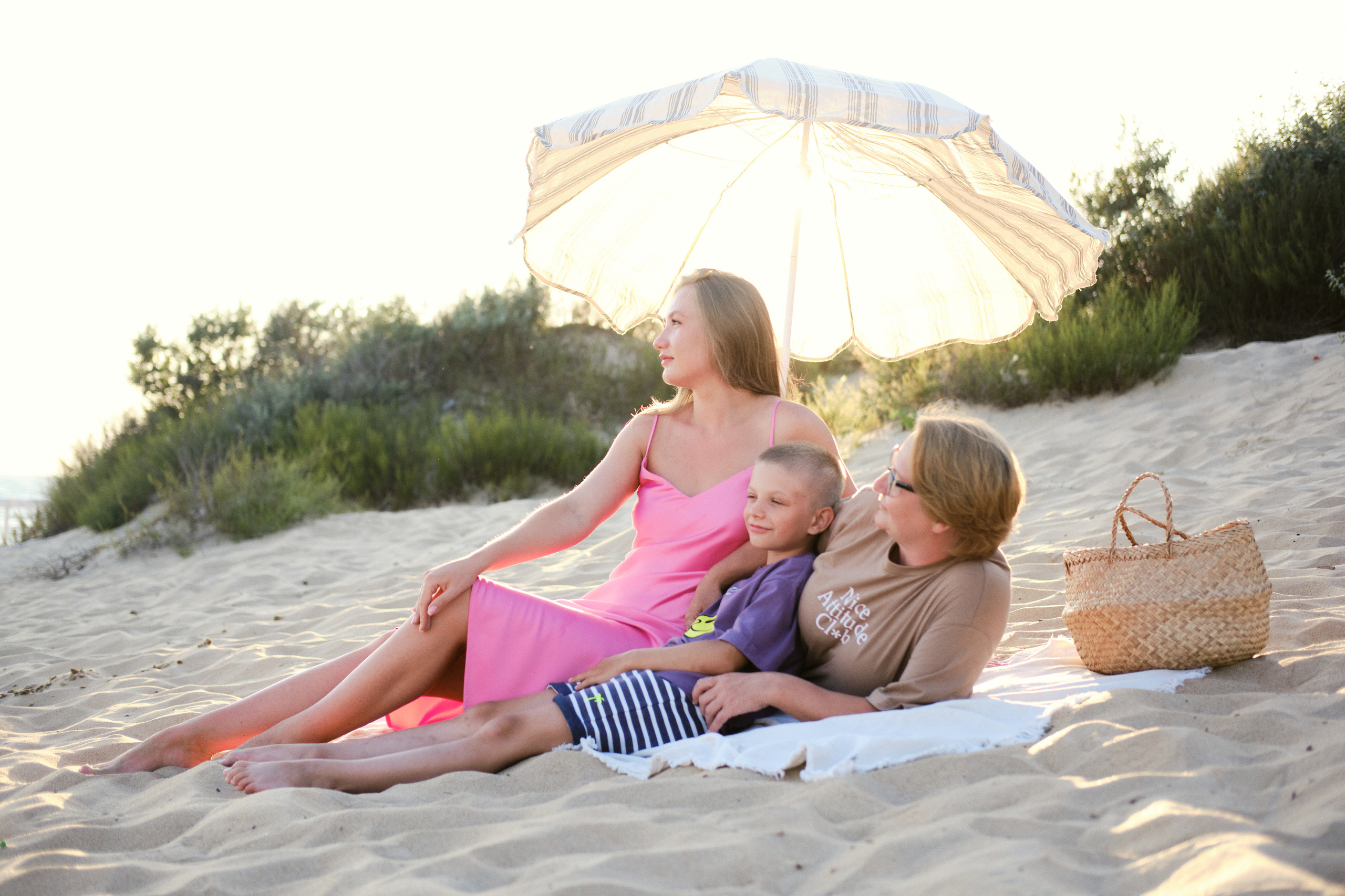 Мама, сестра и братик. Фотограф в Анапе и Краснодаре Тина