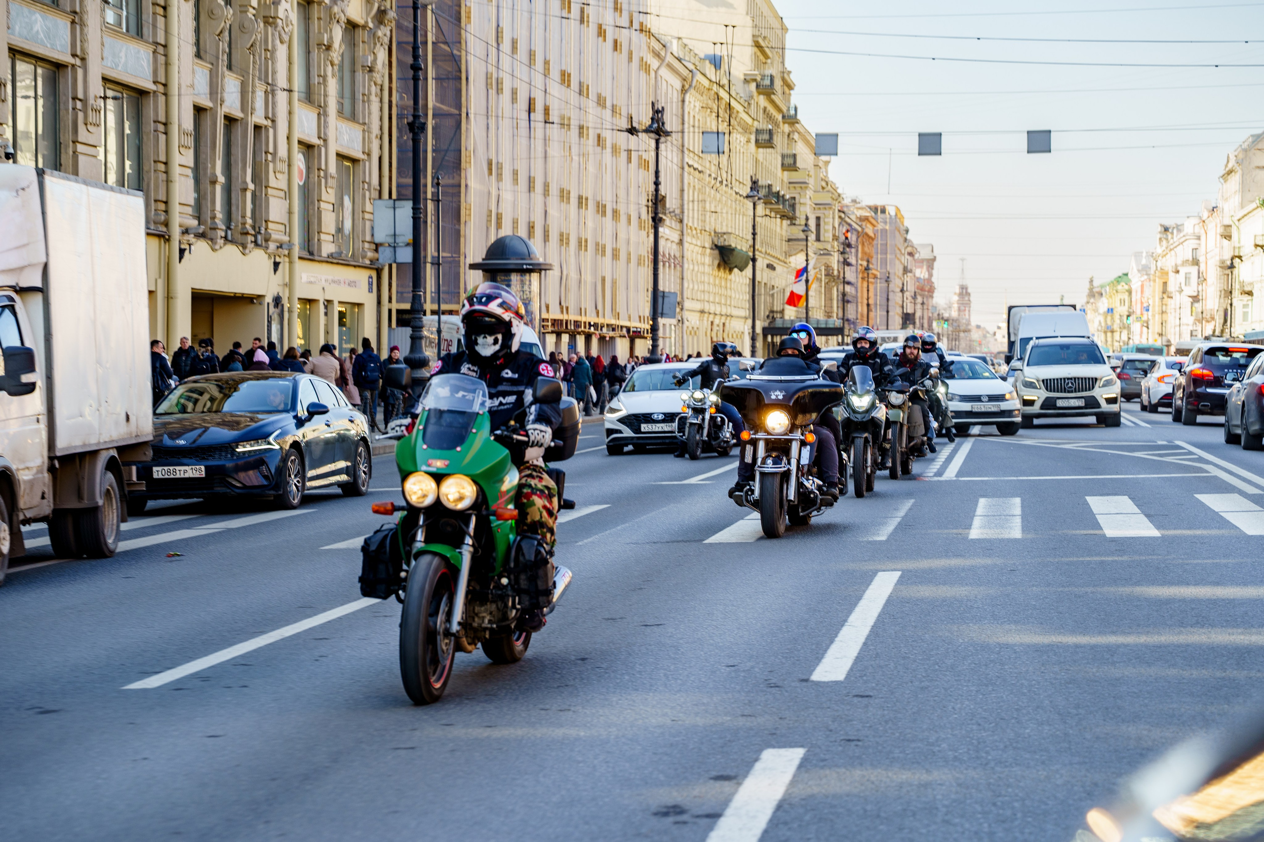 Прохват мотоклуба Norman Riders ч.1. Концертный и репортажный фотограф в Санкт-Петербурге Слава Пахомов