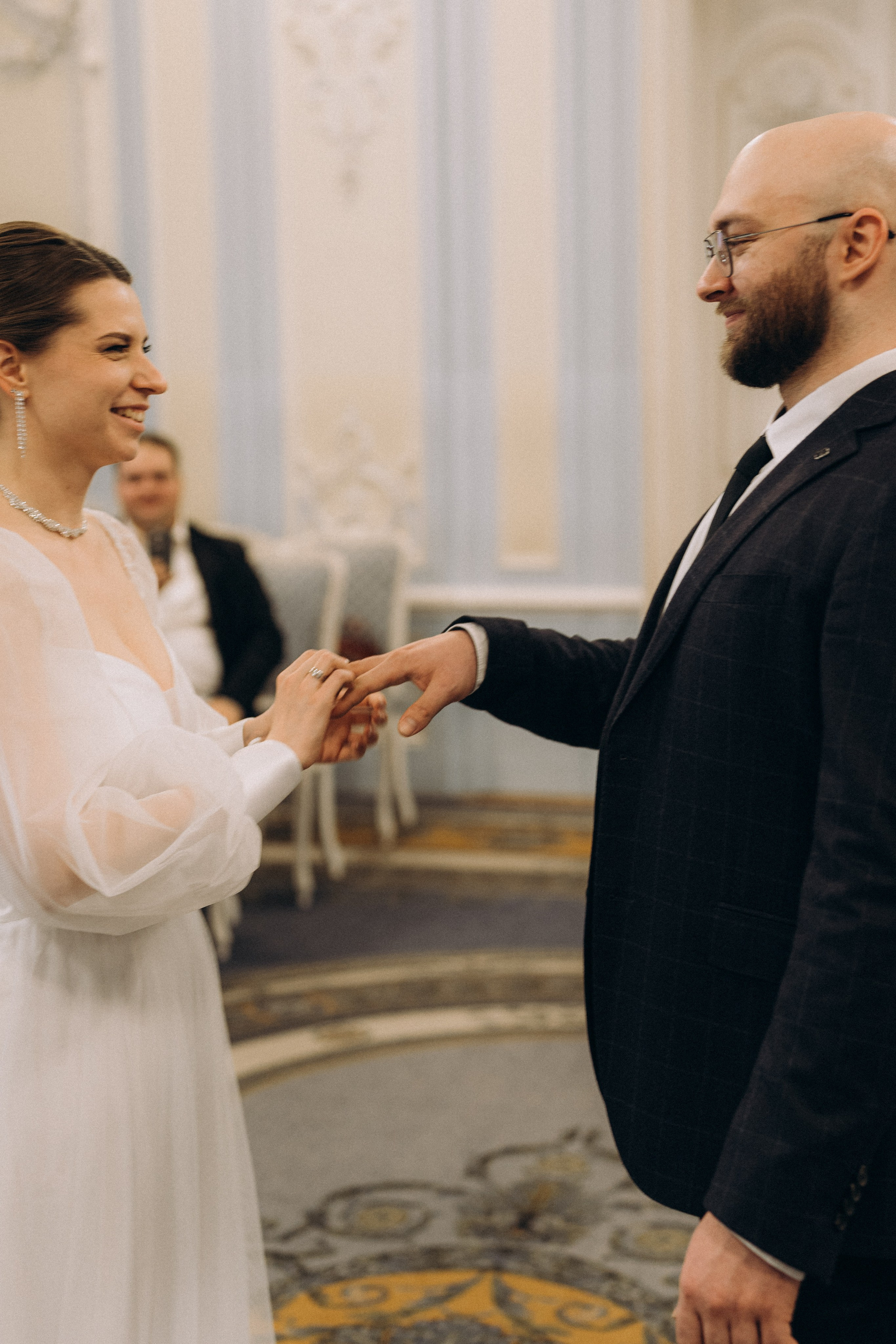 СВАДЕБНАЯ СЬЕМКА ВО ВТОРОМ ДВОРЦЕ (ДЕКАБРЬ) ТАКЖЕ СЬЕМКА В СТУДИИ НА ЧЕРНЫШЕВСКОЙ. Профессиональный фотограф, Санкт-Петербург — Виктория Богомолова