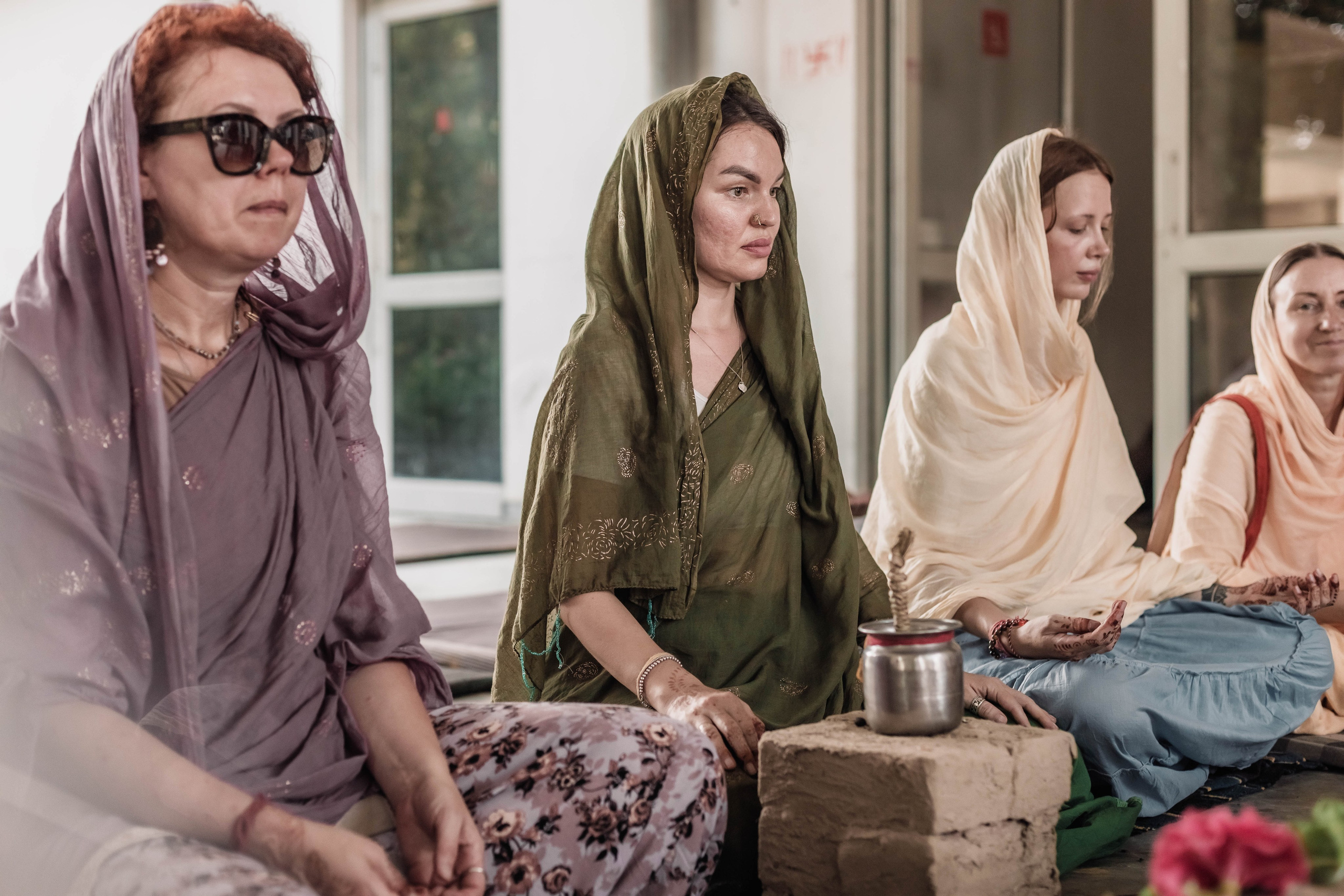 Pitri Paksha yagyas & poojas Devraha Baba ji ashram. Mariam Bagdasaryan