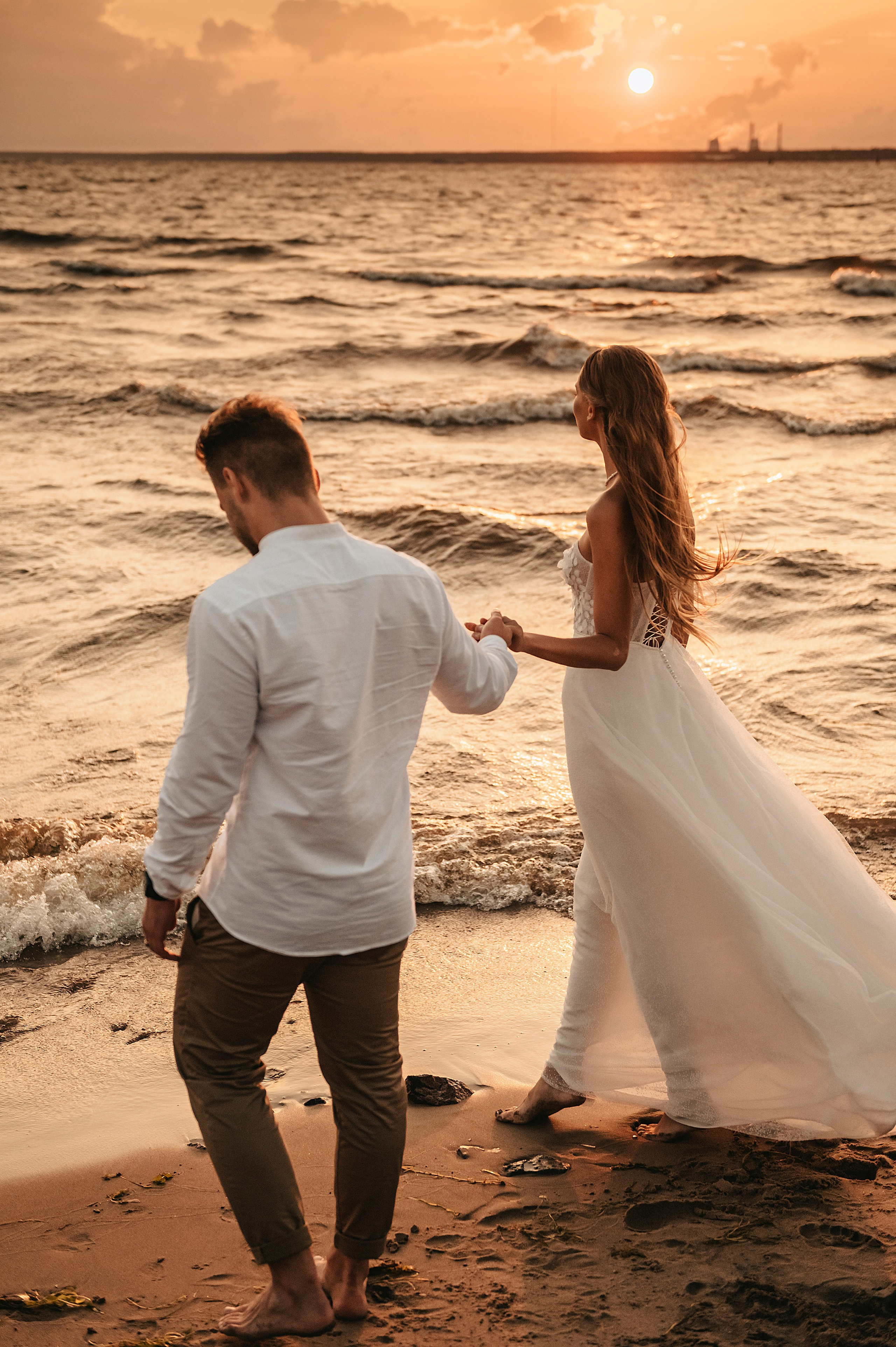 Свадебная съемка на финском заливе. Фотограф Москва и Видеограф Москва