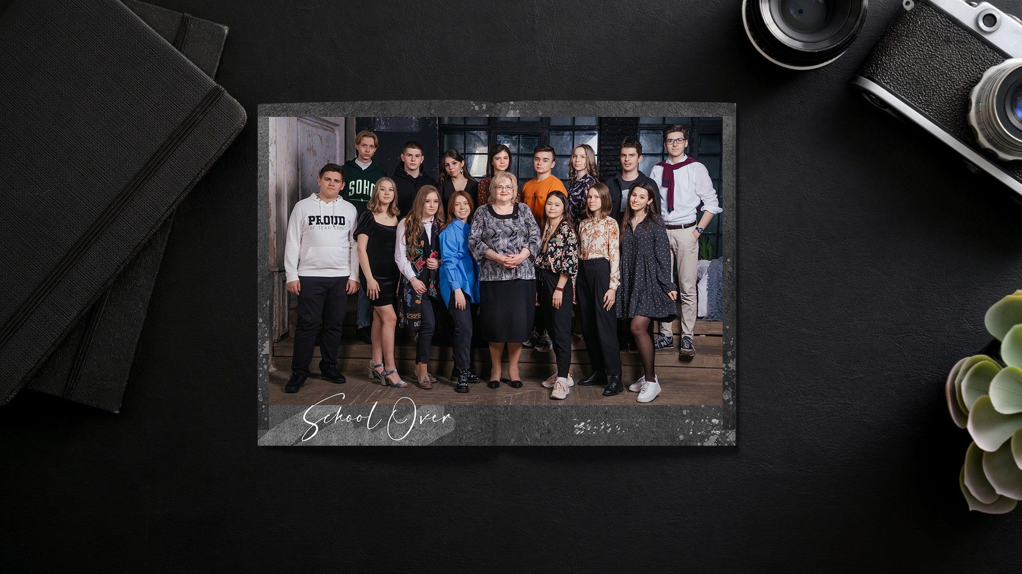 Общая фотография всего класса.