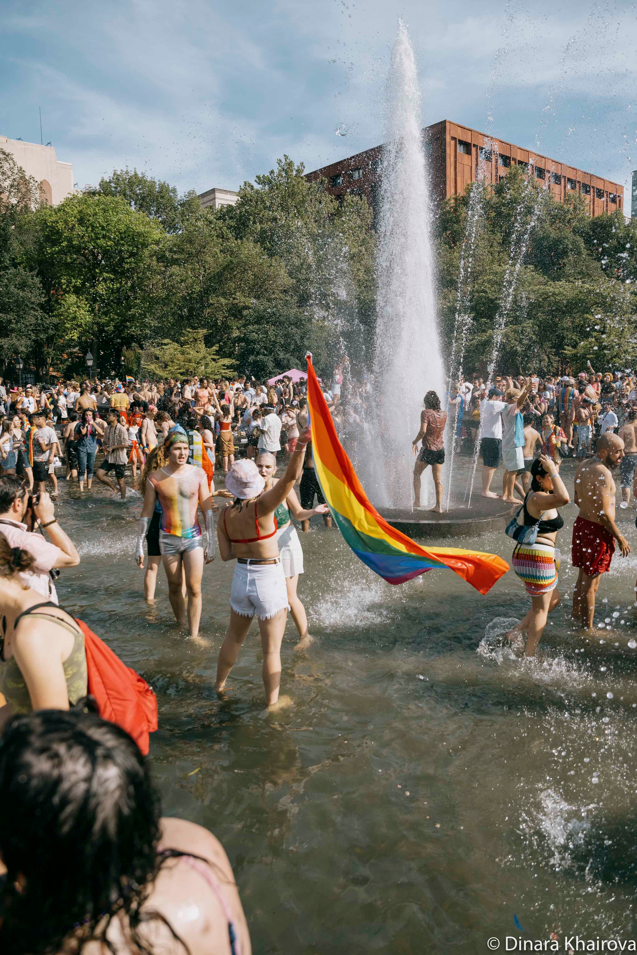 Pride parade day. Dinara Khairova