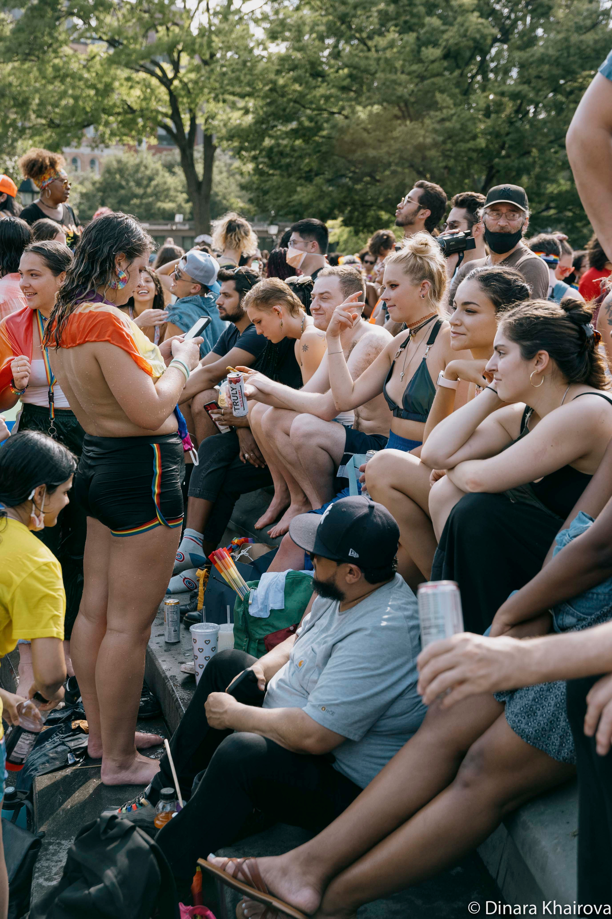 Pride parade day. Dinara Khairova