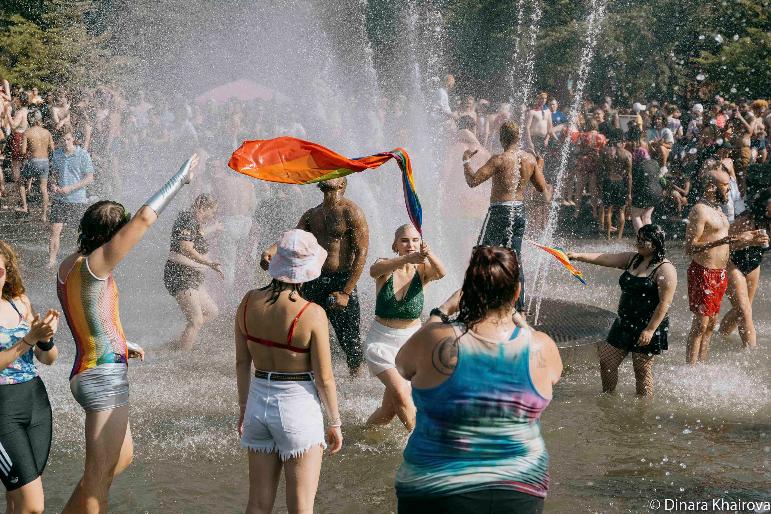 Pride parade day. Dinara Khairova