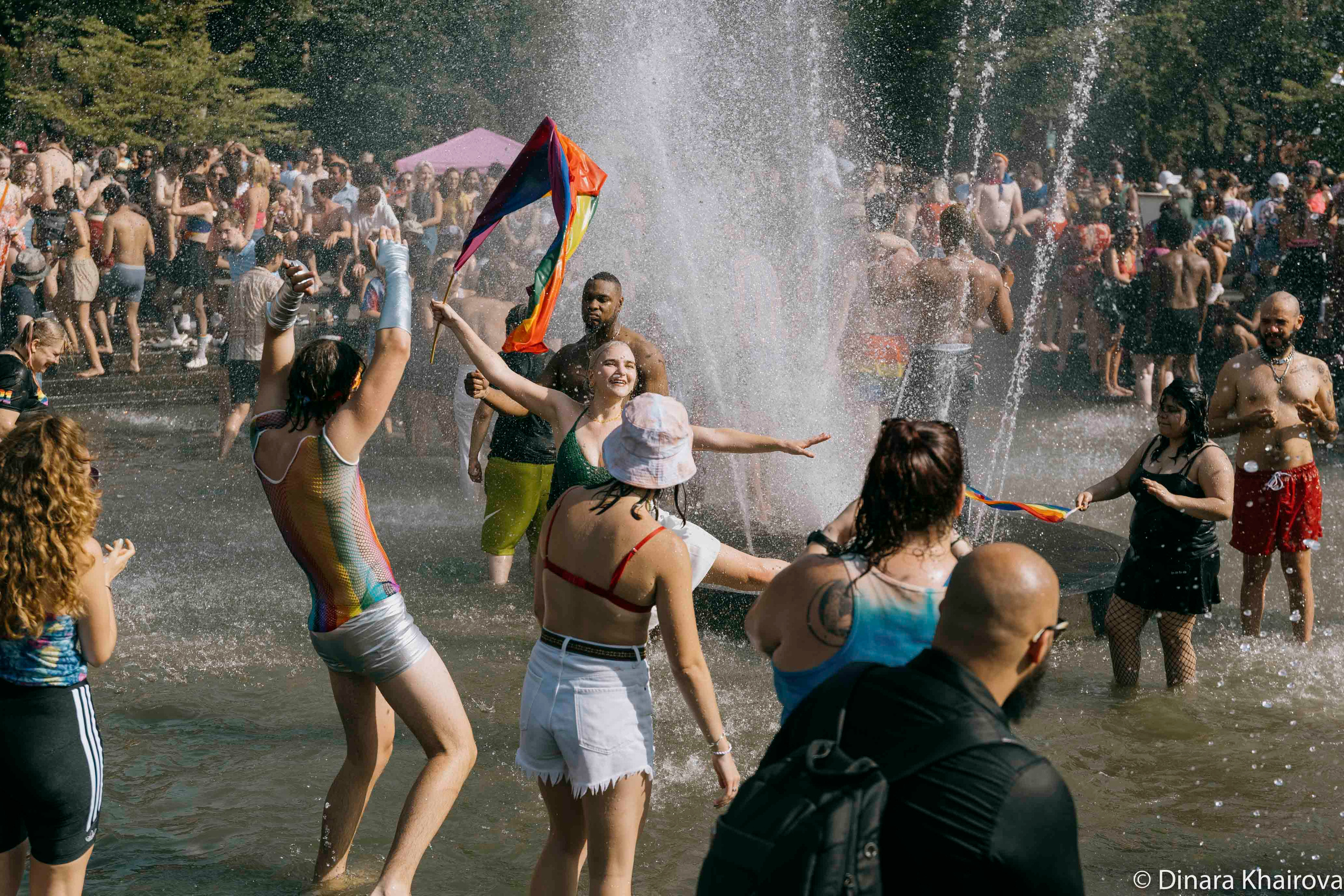 Pride parade day. Dinara Khairova