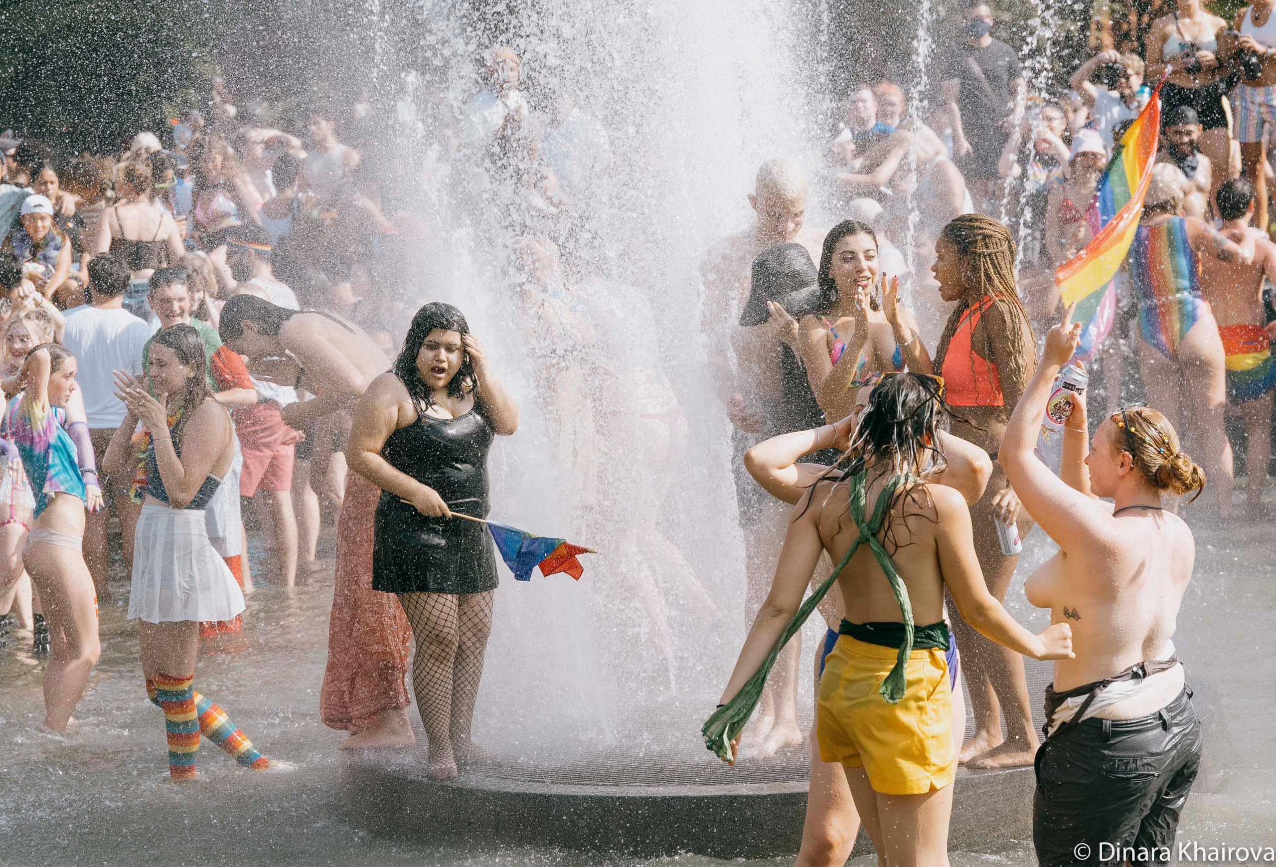 Pride parade day. Dinara Khairova