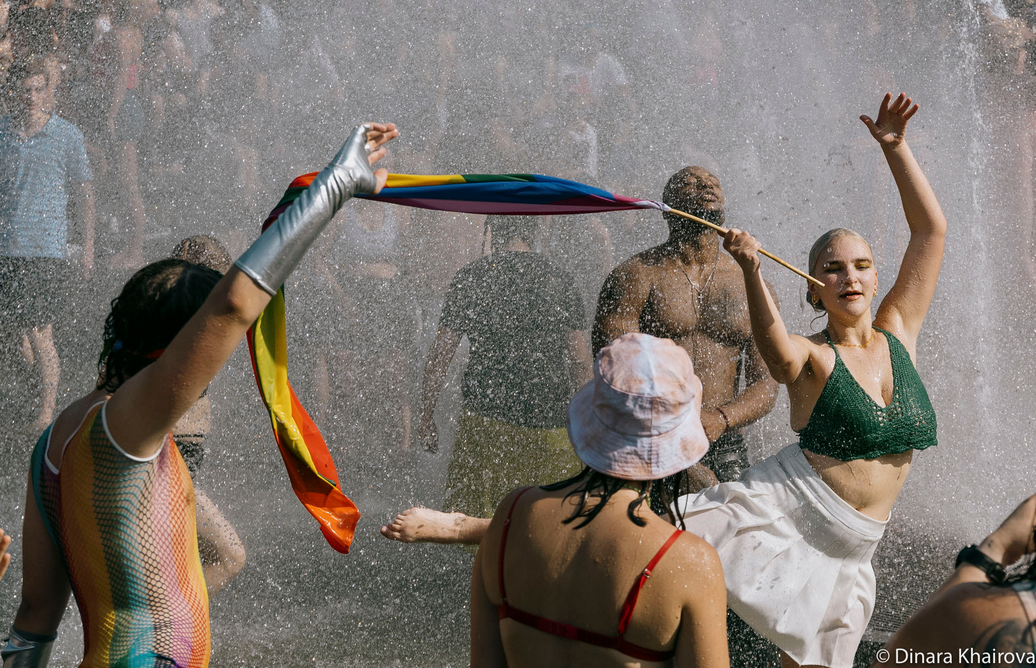 Pride parade day. Dinara Khairova