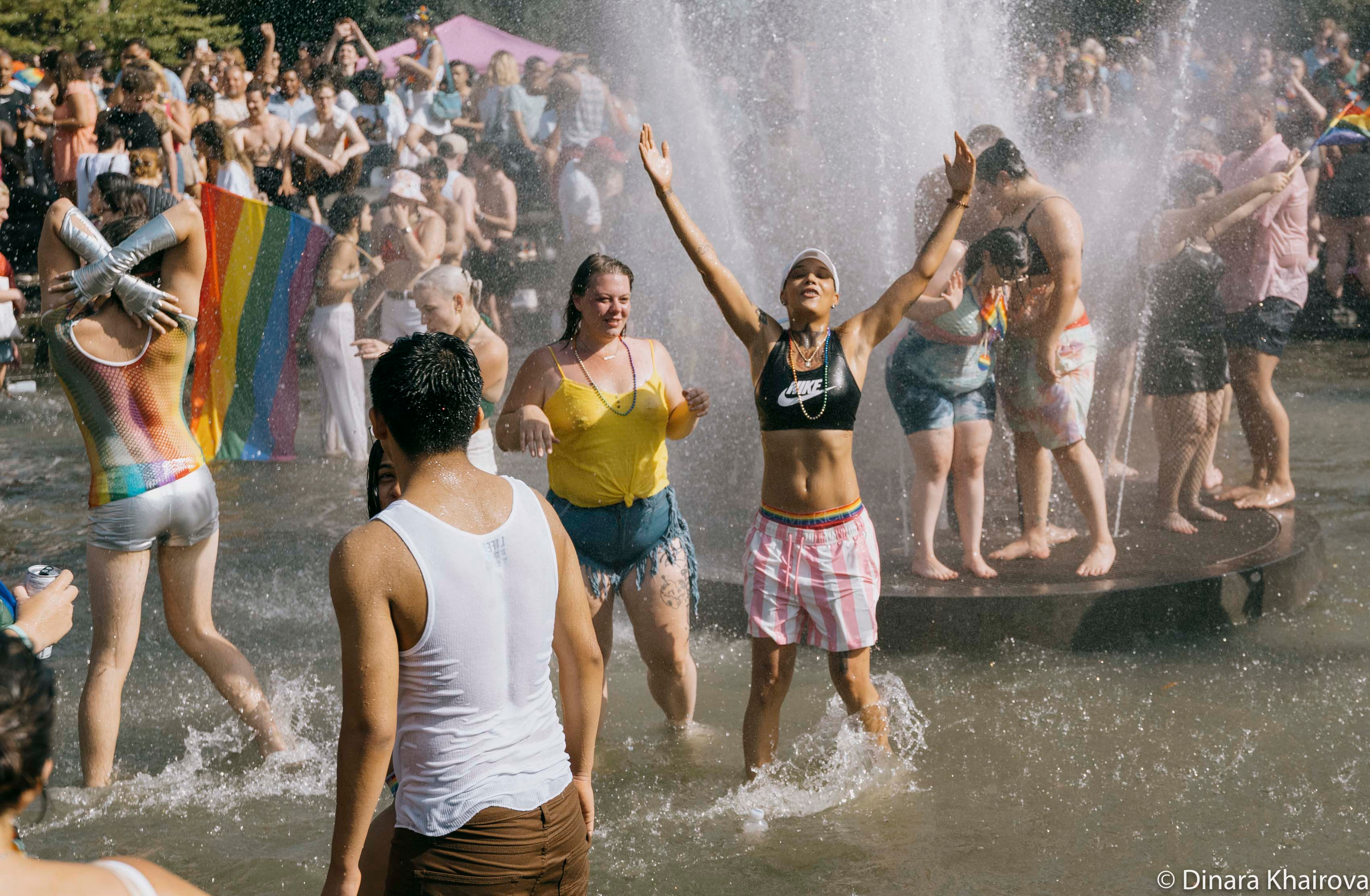 Pride parade day. Dinara Khairova