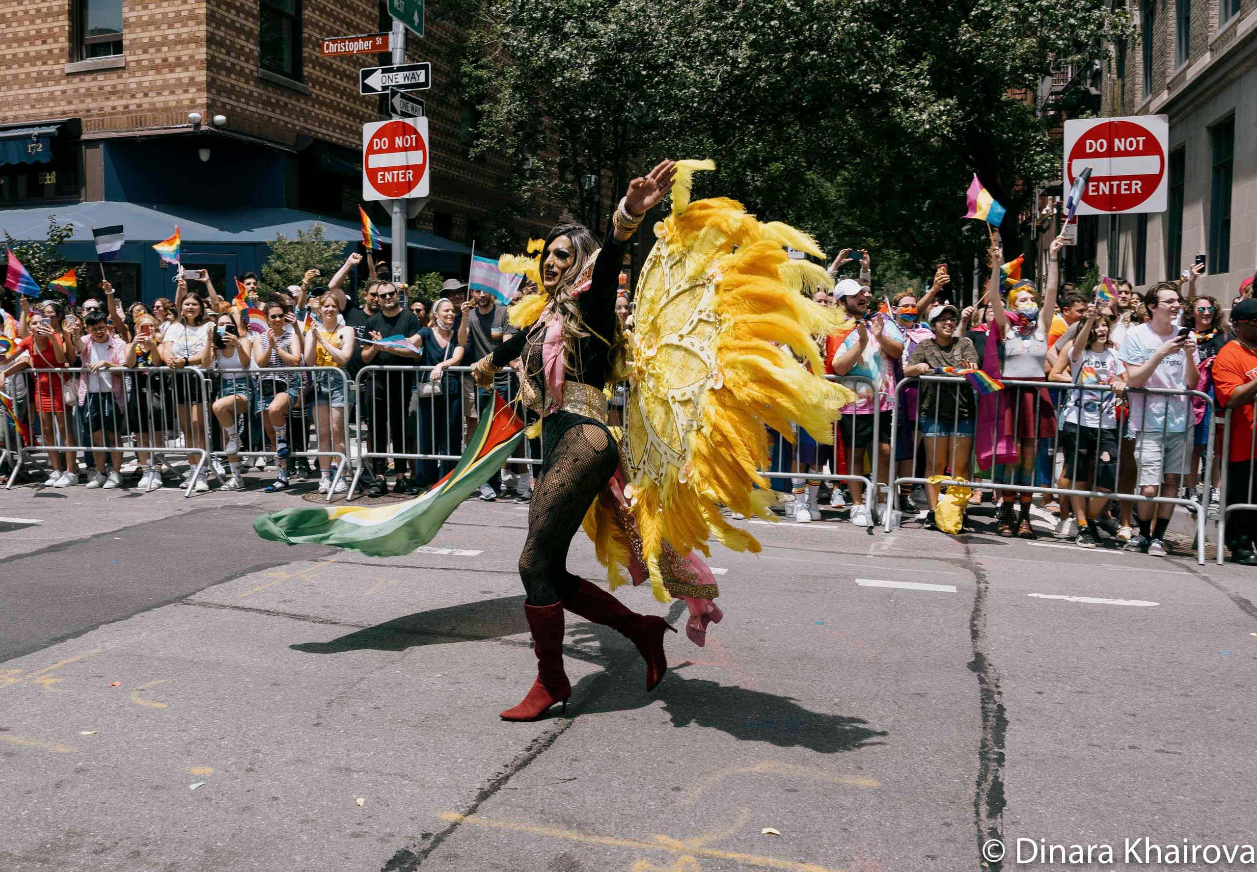 Pride parade day. Dinara Khairova