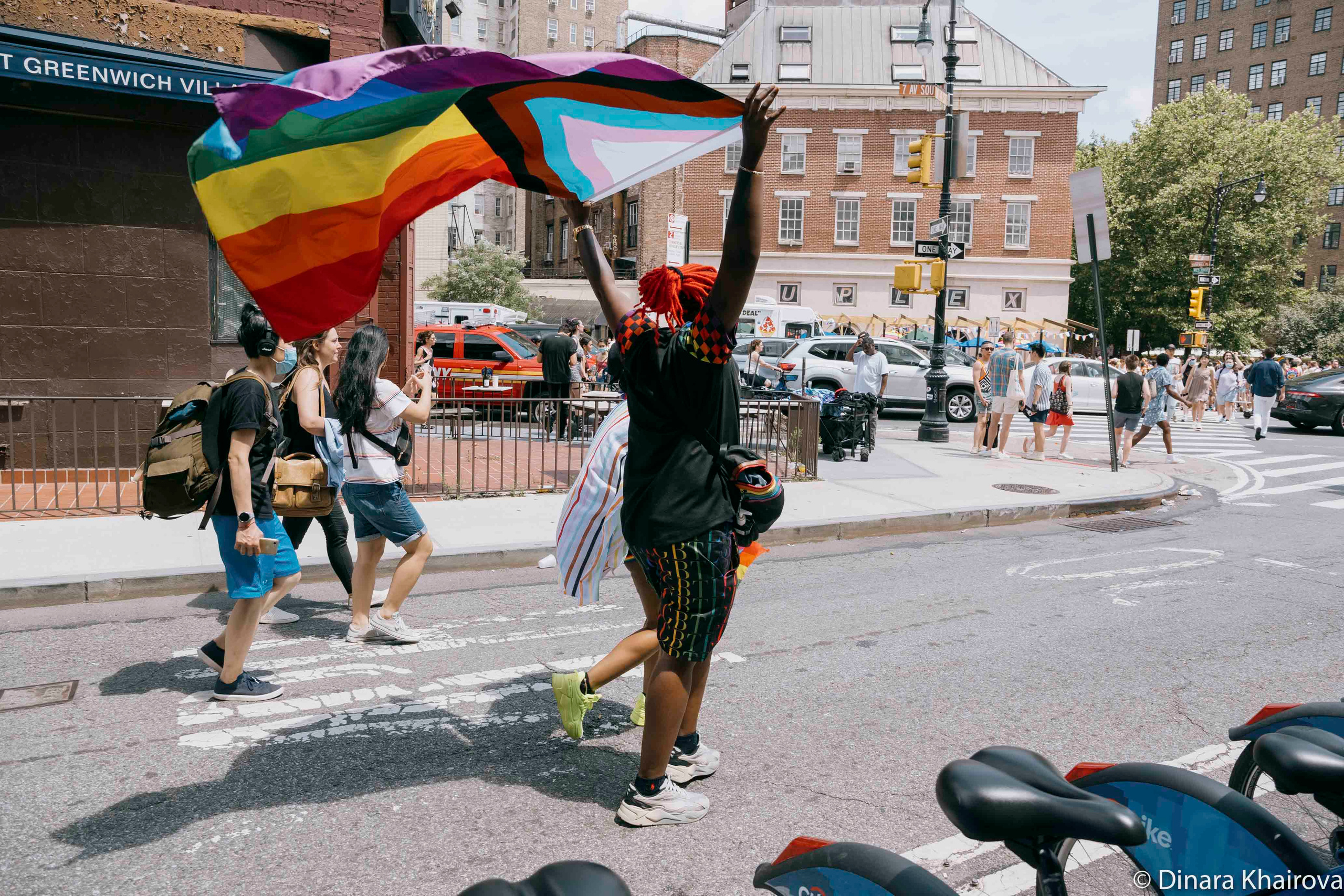 Pride parade day. Dinara Khairova