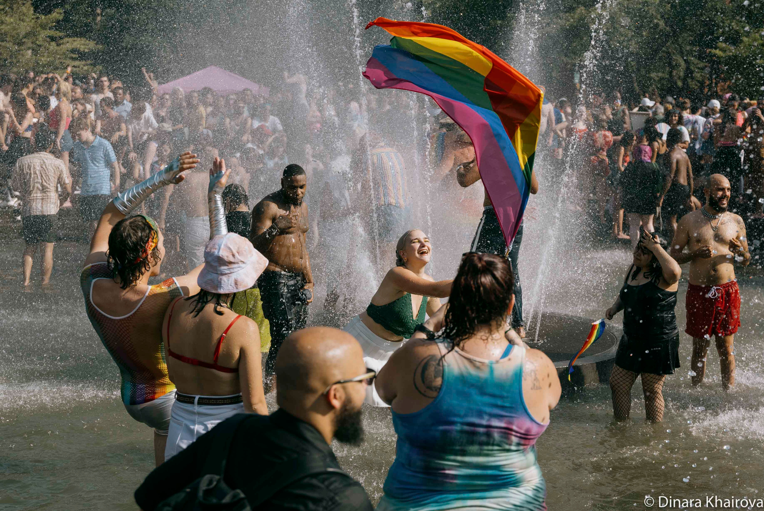 Pride parade day. Dinara Khairova