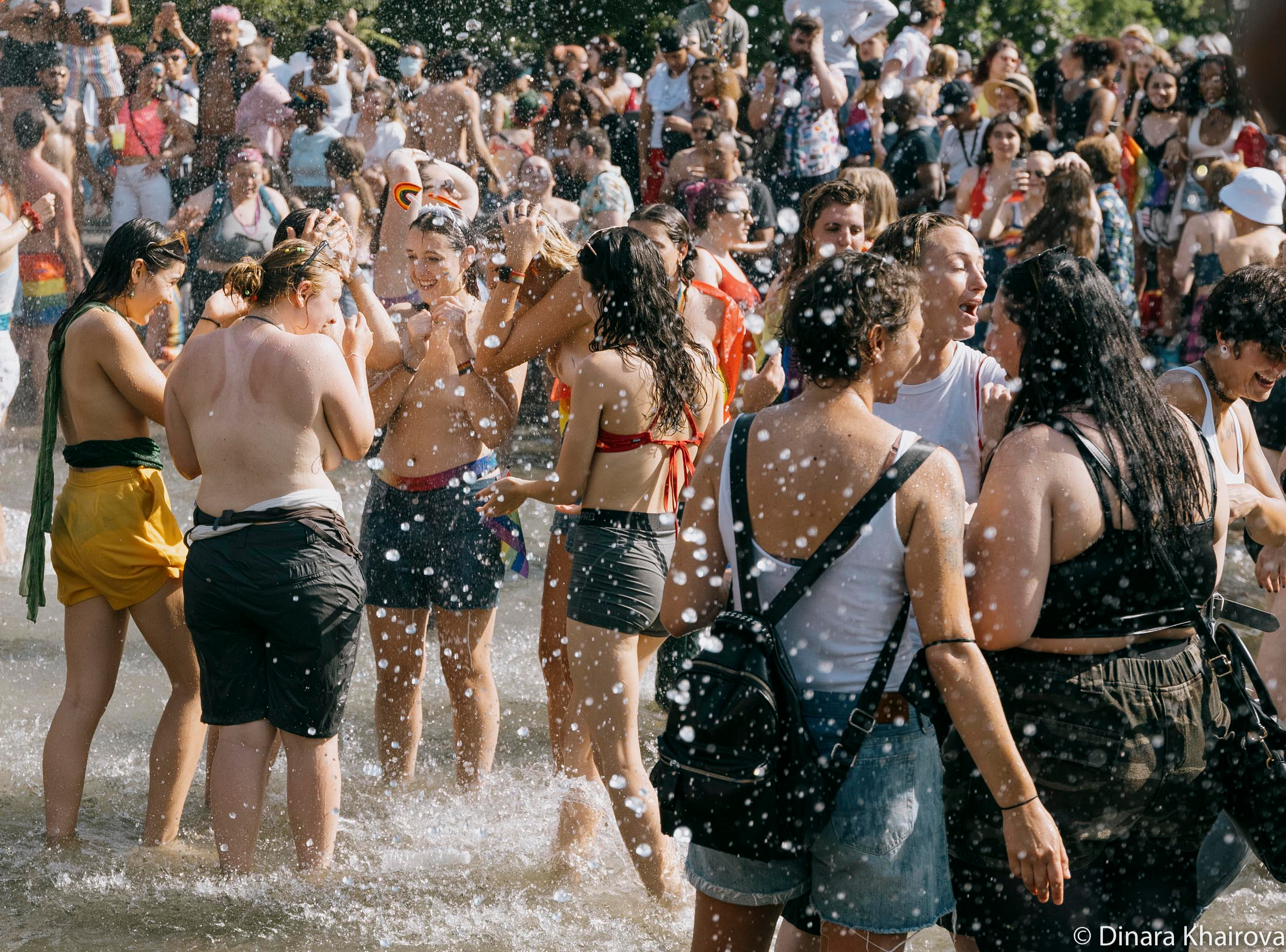 Pride parade day. Dinara Khairova