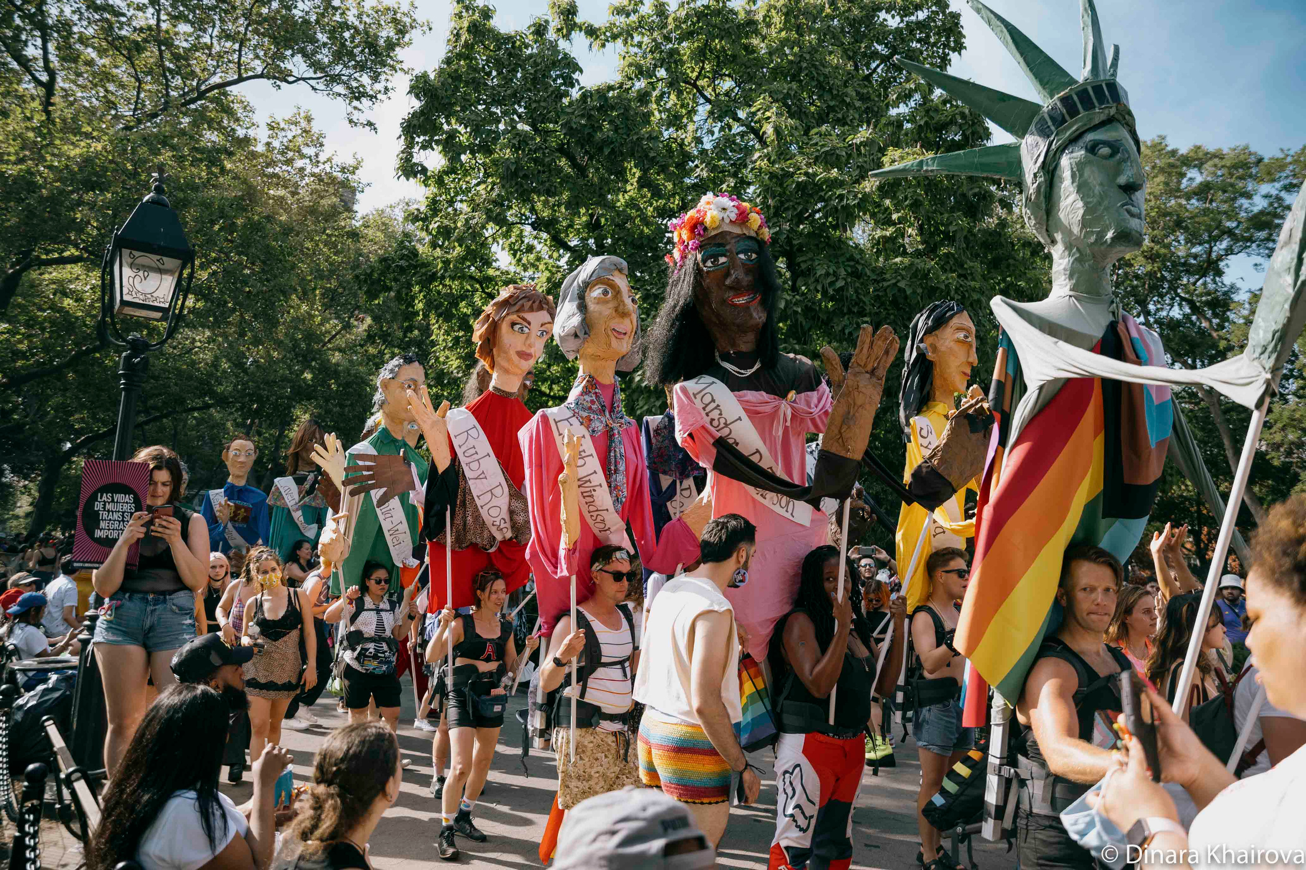 Pride parade day. Dinara Khairova