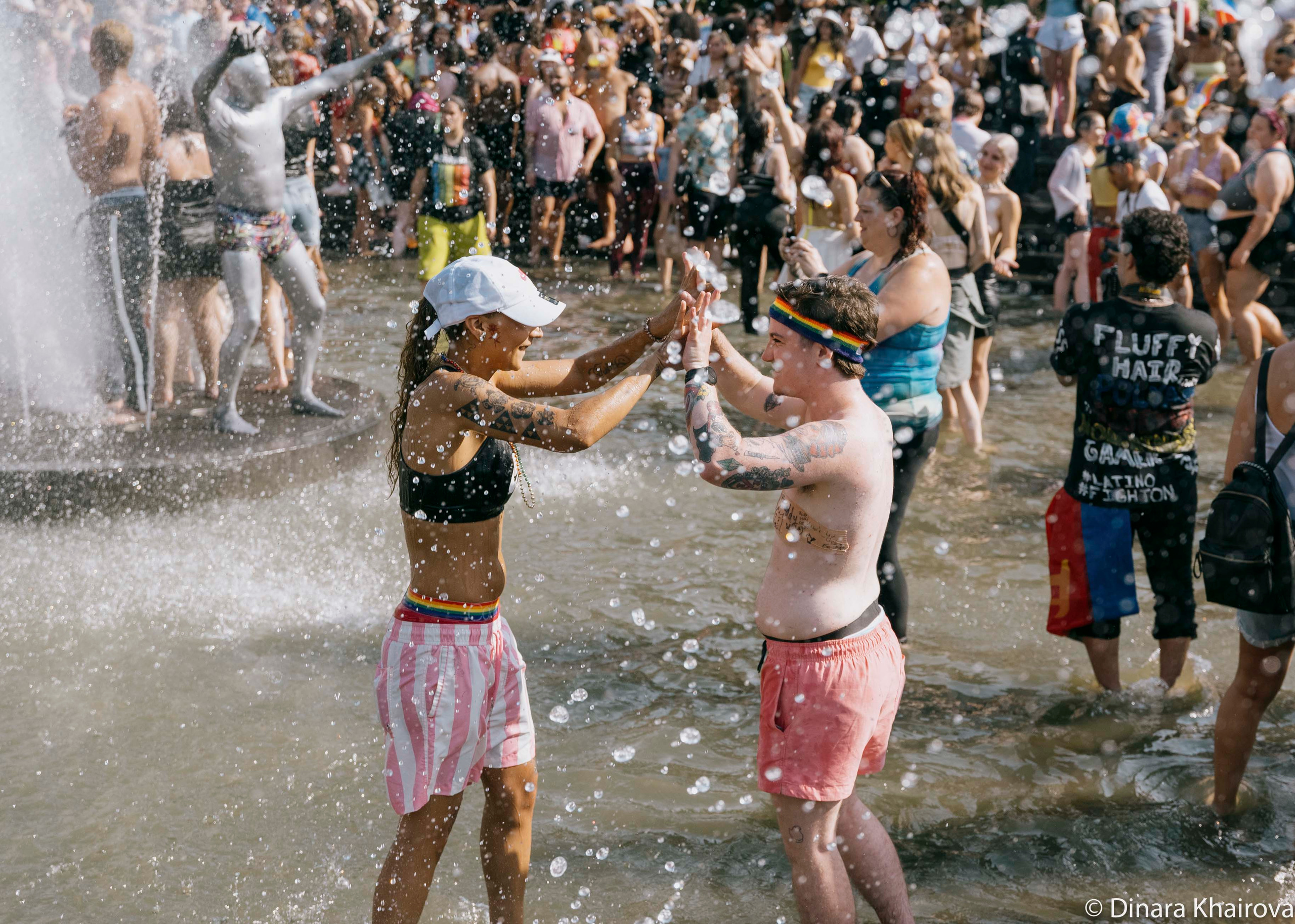 Pride parade day. Dinara Khairova
