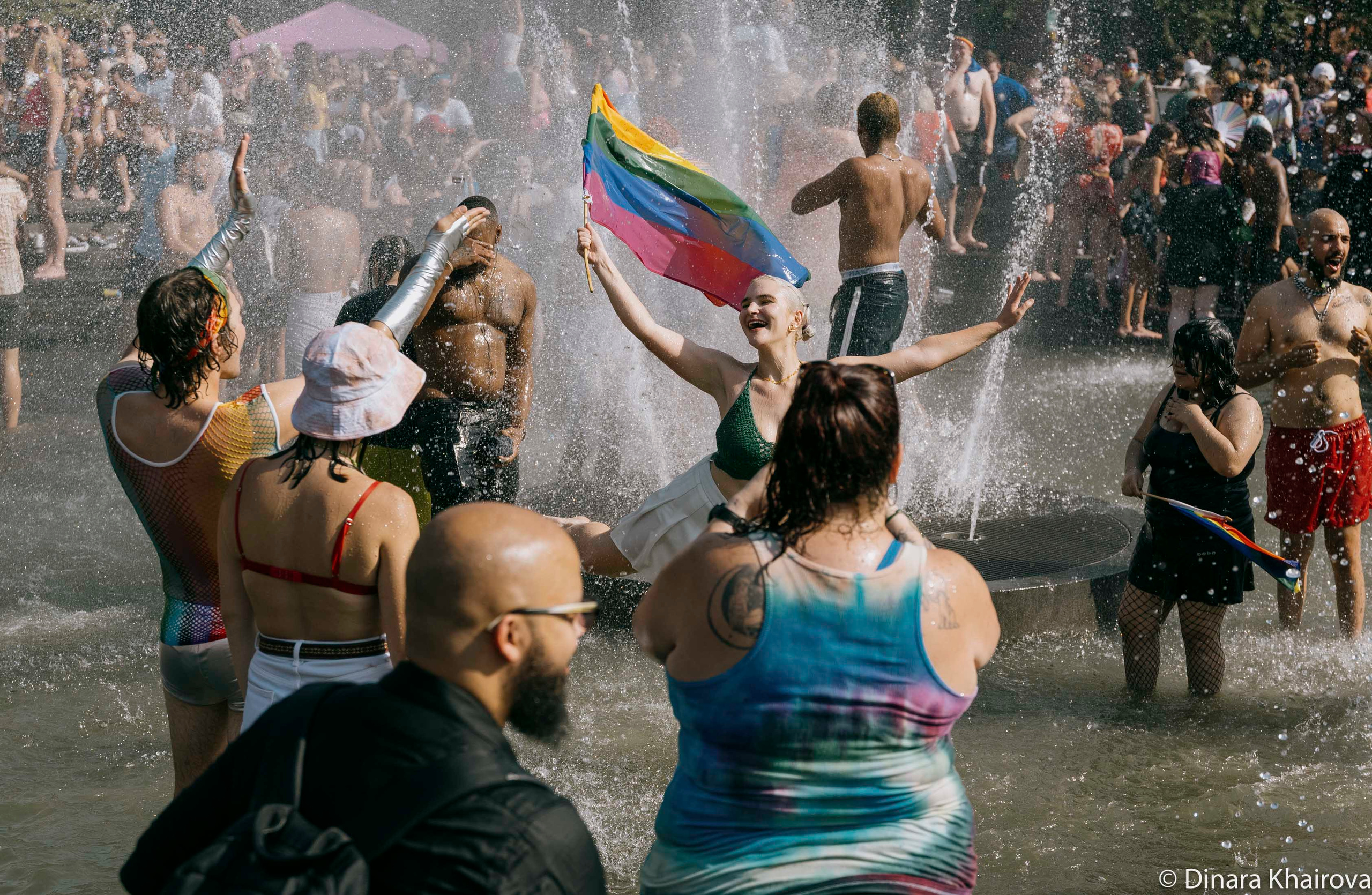 Pride parade day. Dinara Khairova