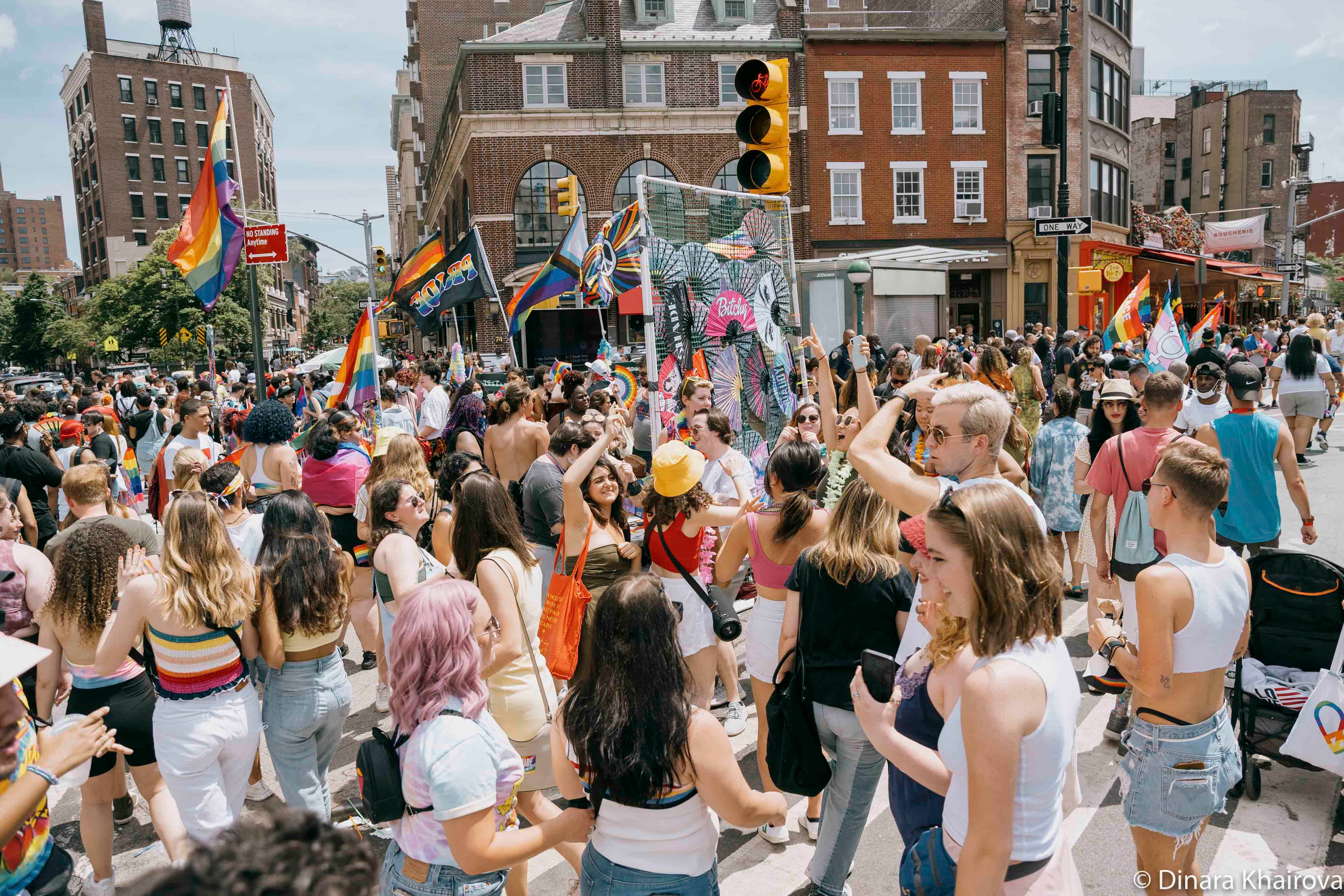 Pride parade day. Dinara Khairova