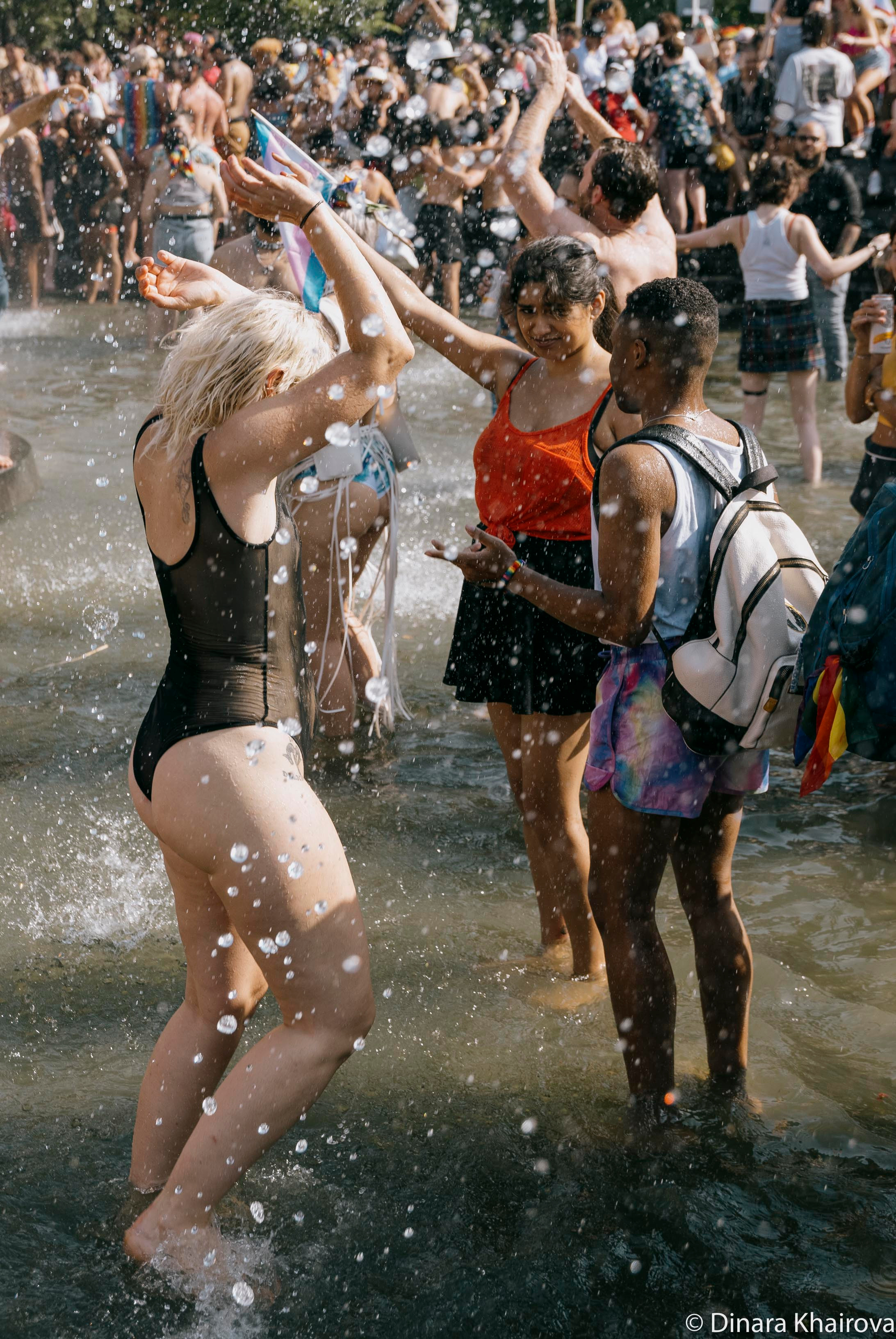 Pride parade day. Dinara Khairova