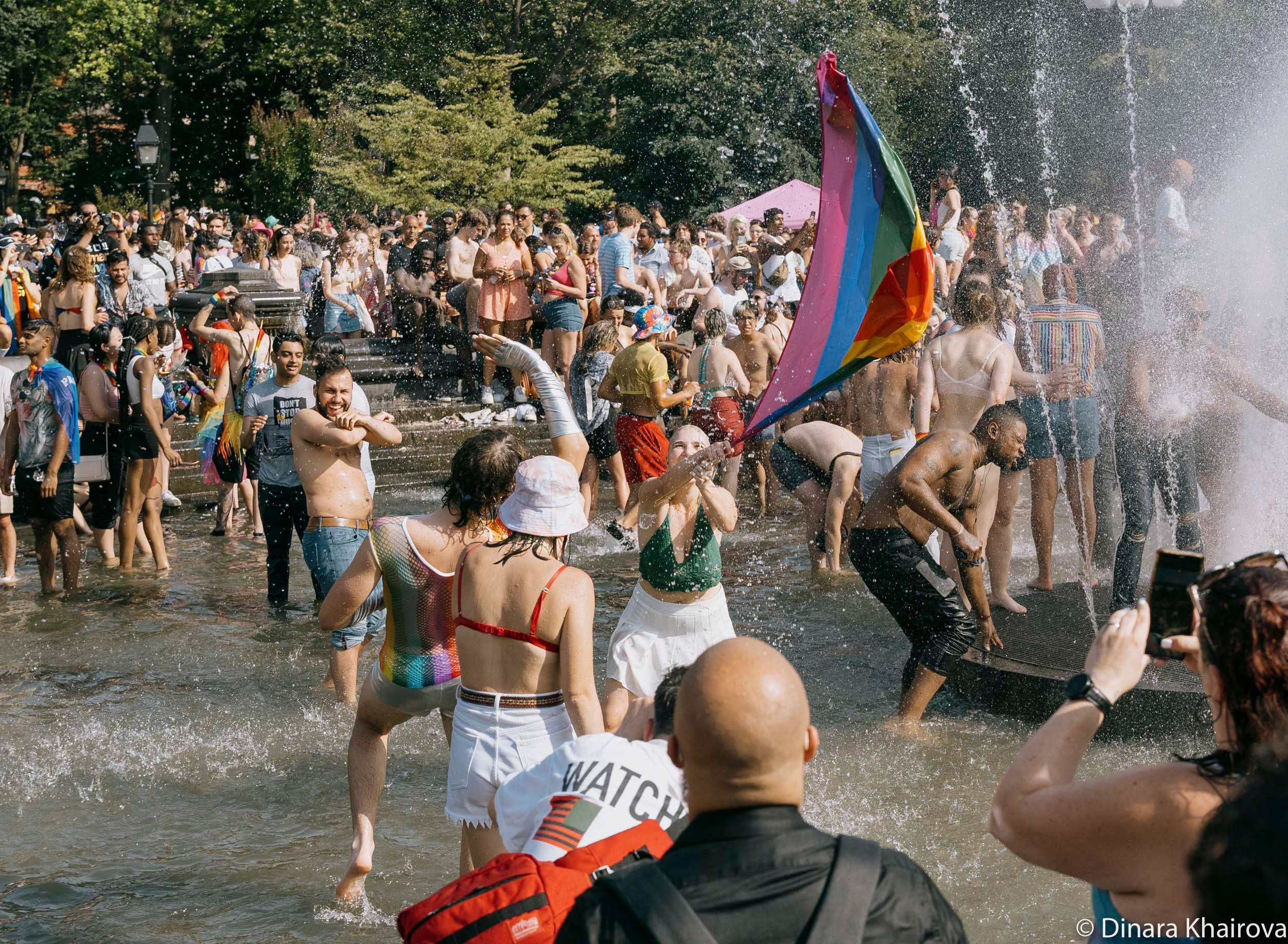 Pride parade day. Dinara Khairova