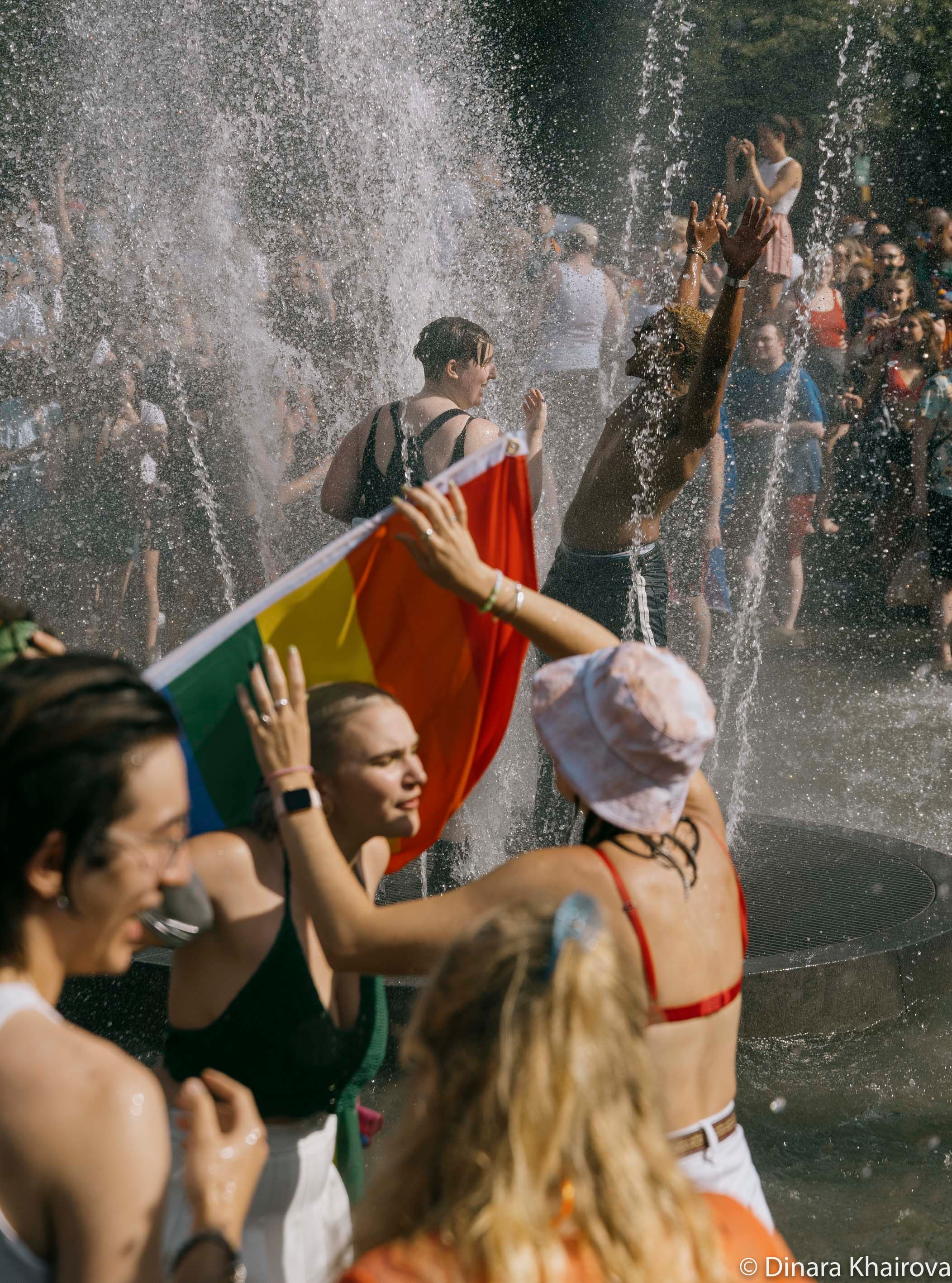 Pride parade day. Dinara Khairova