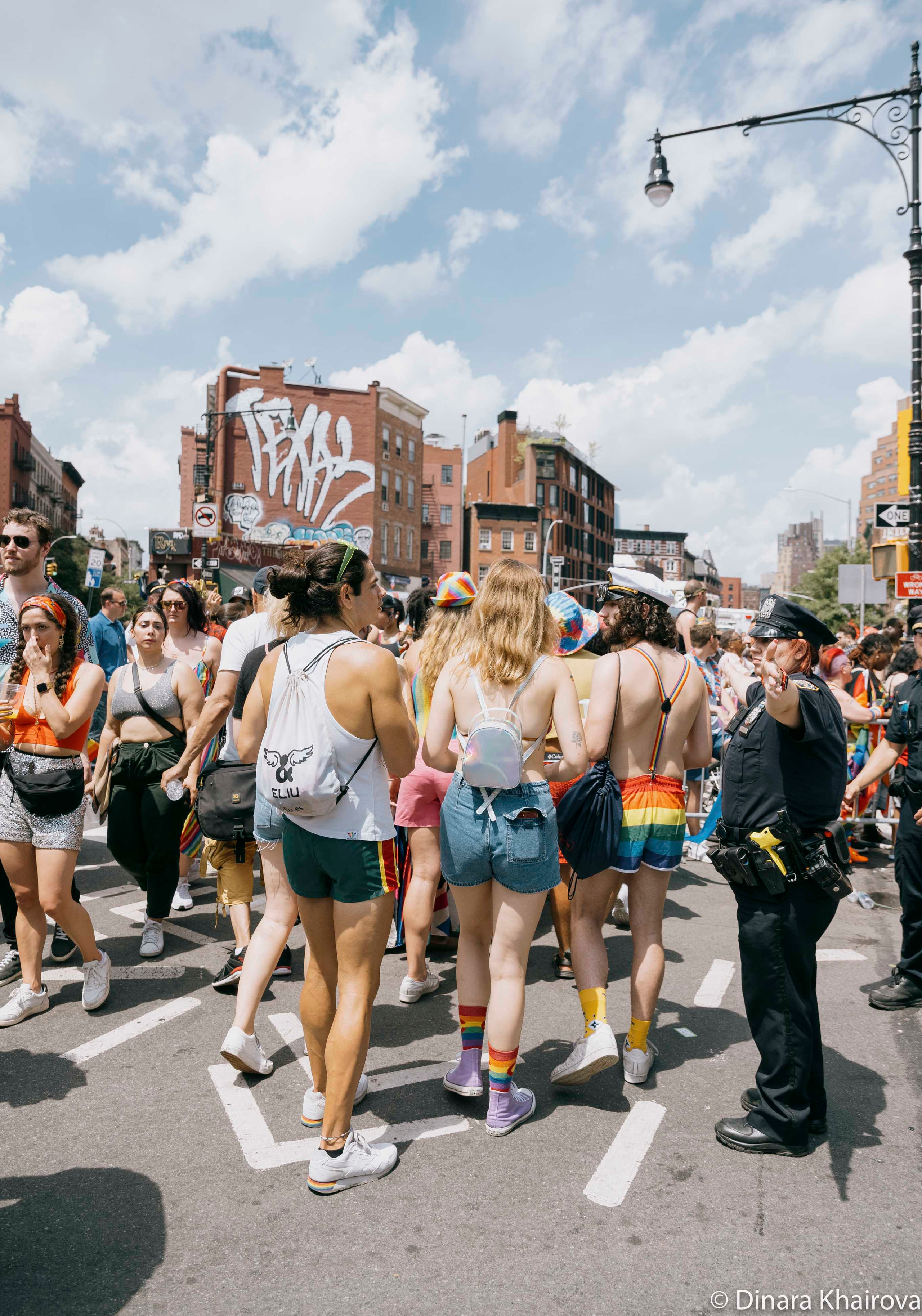 Pride parade day. Dinara Khairova