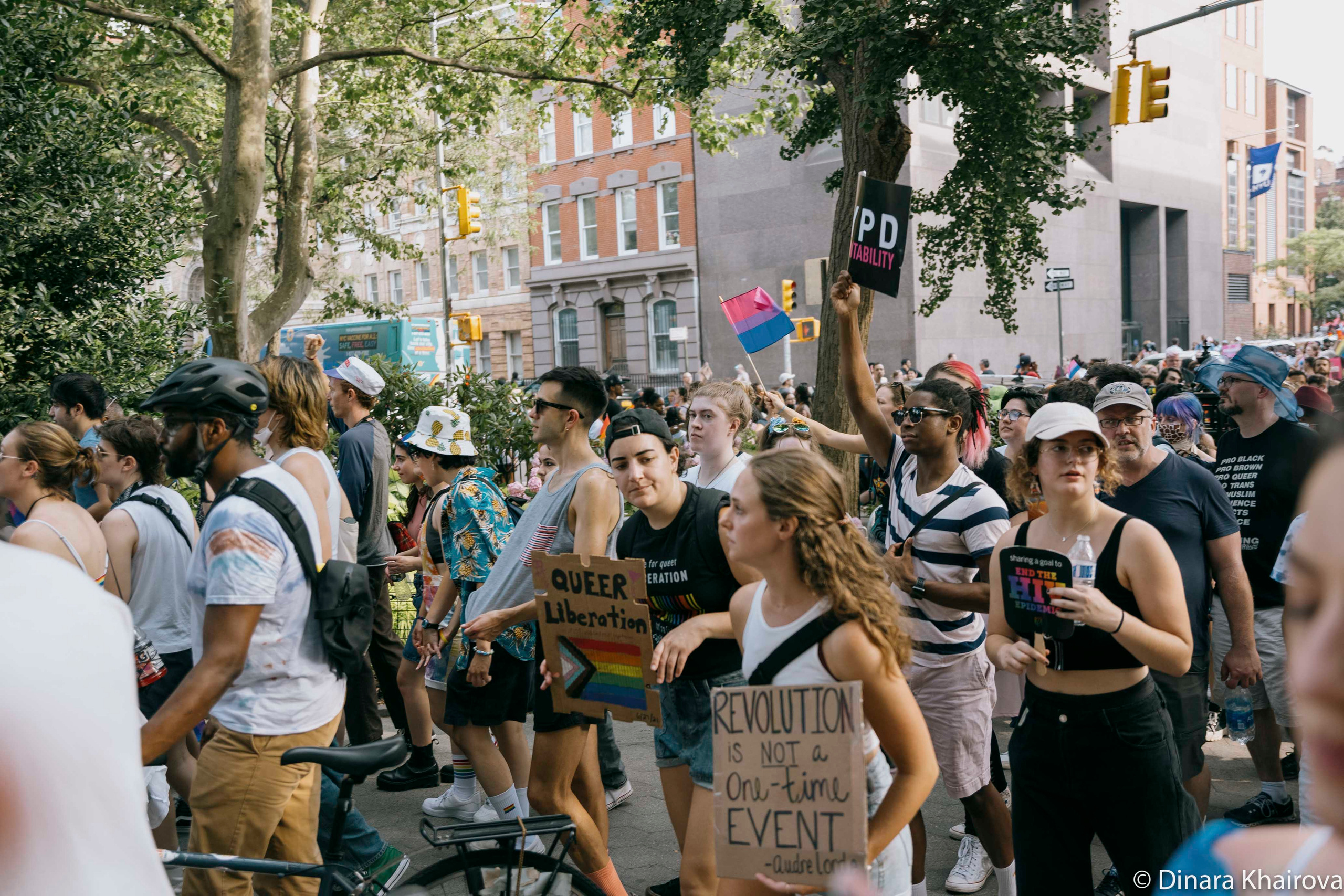 Pride parade day. Dinara Khairova