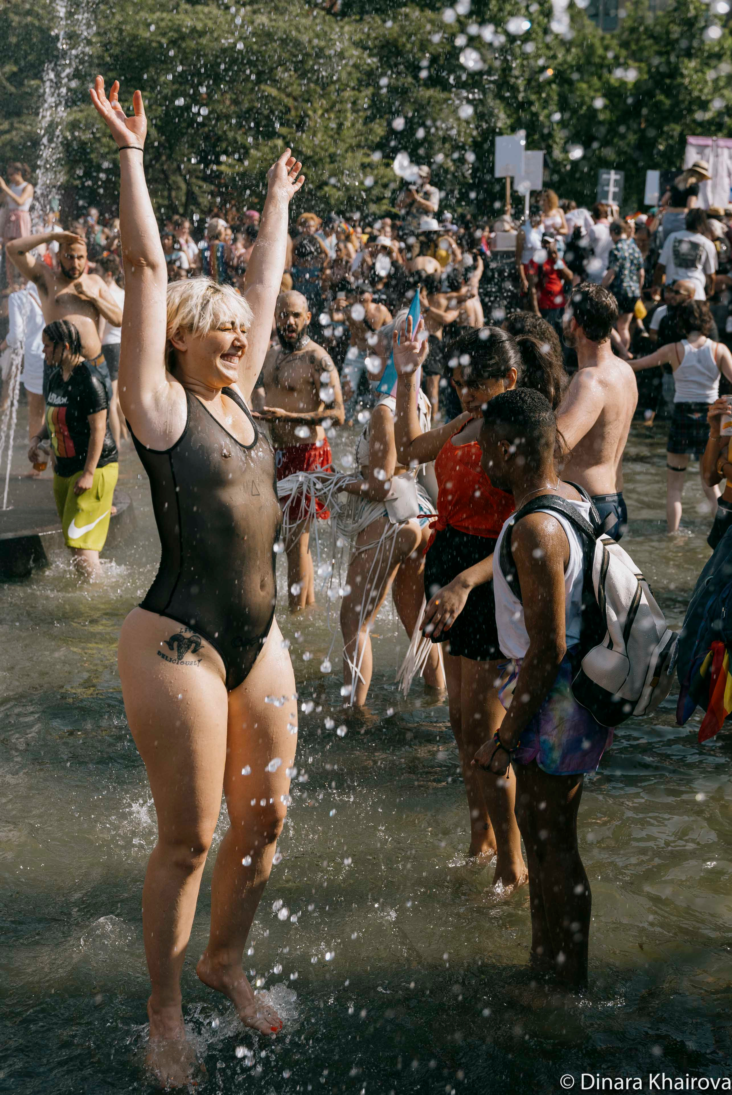 Pride parade day. Dinara Khairova