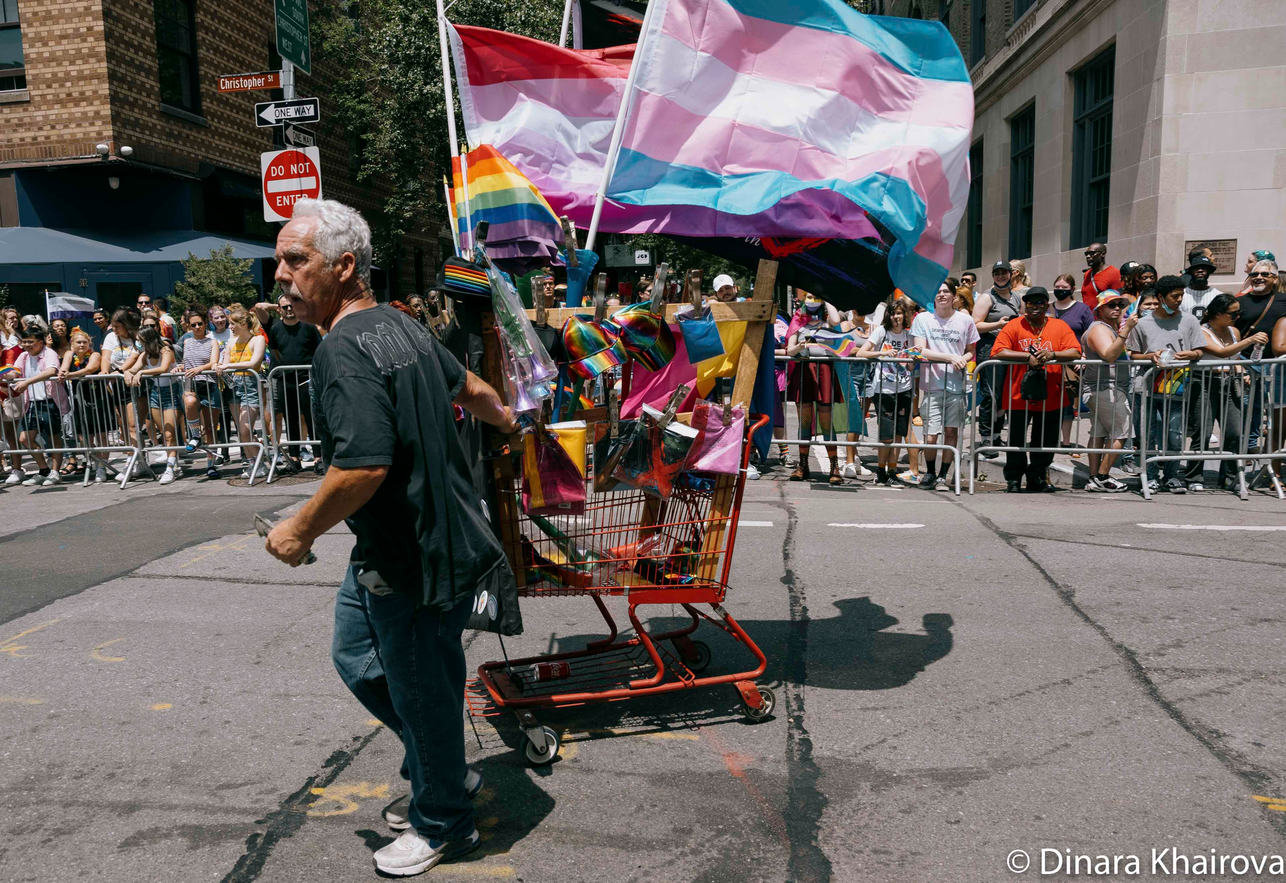 Pride parade day. Dinara Khairova