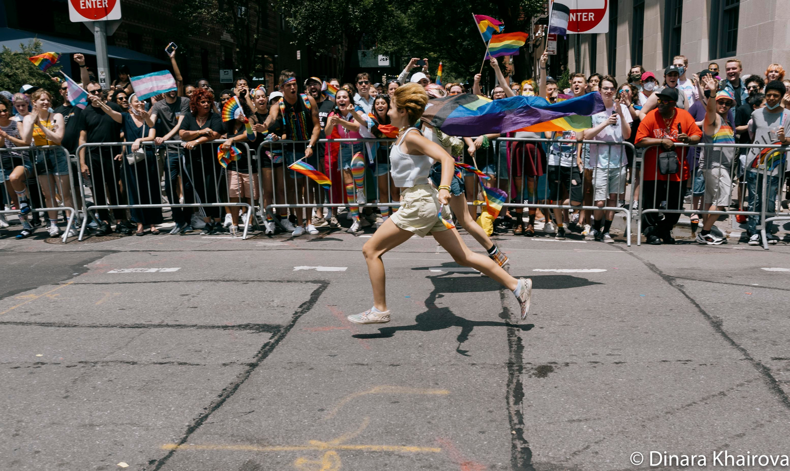 Pride parade day. Dinara Khairova