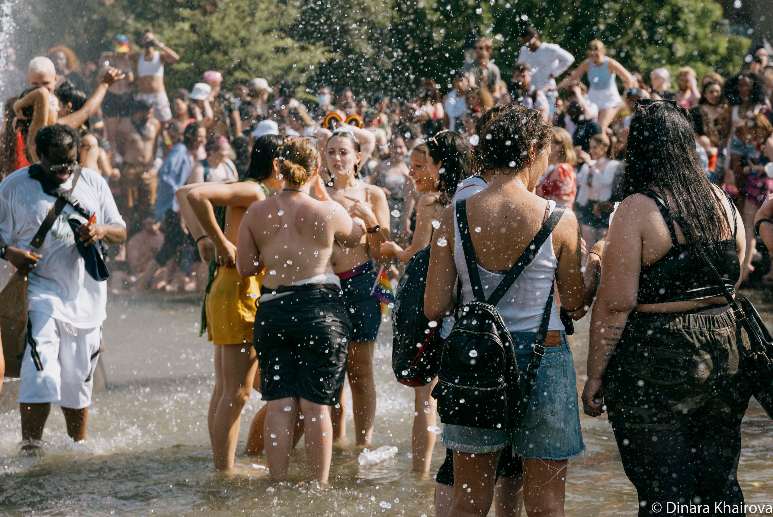 Pride parade day. Dinara Khairova
