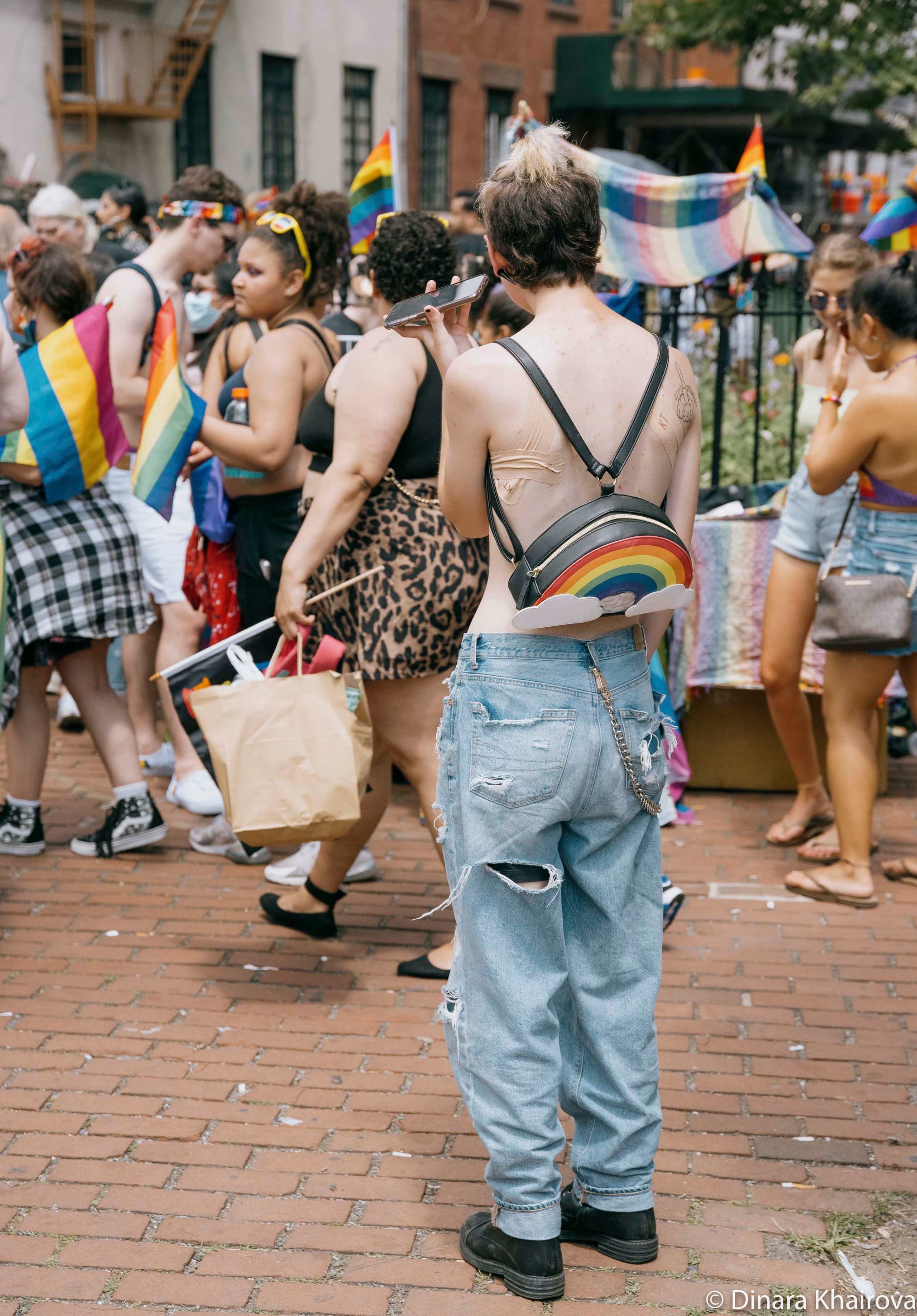 Pride parade day. Dinara Khairova