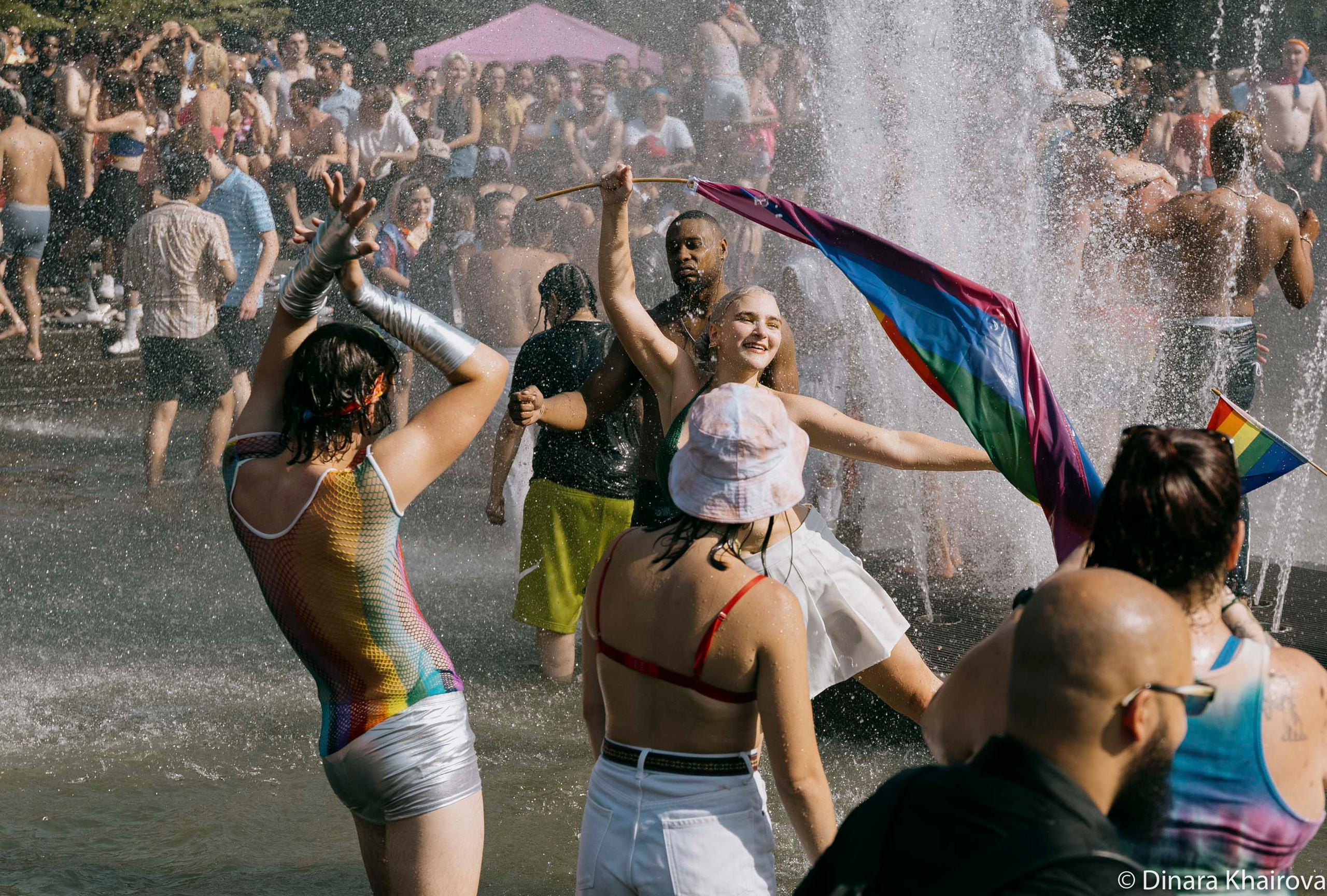 Pride parade day. Dinara Khairova