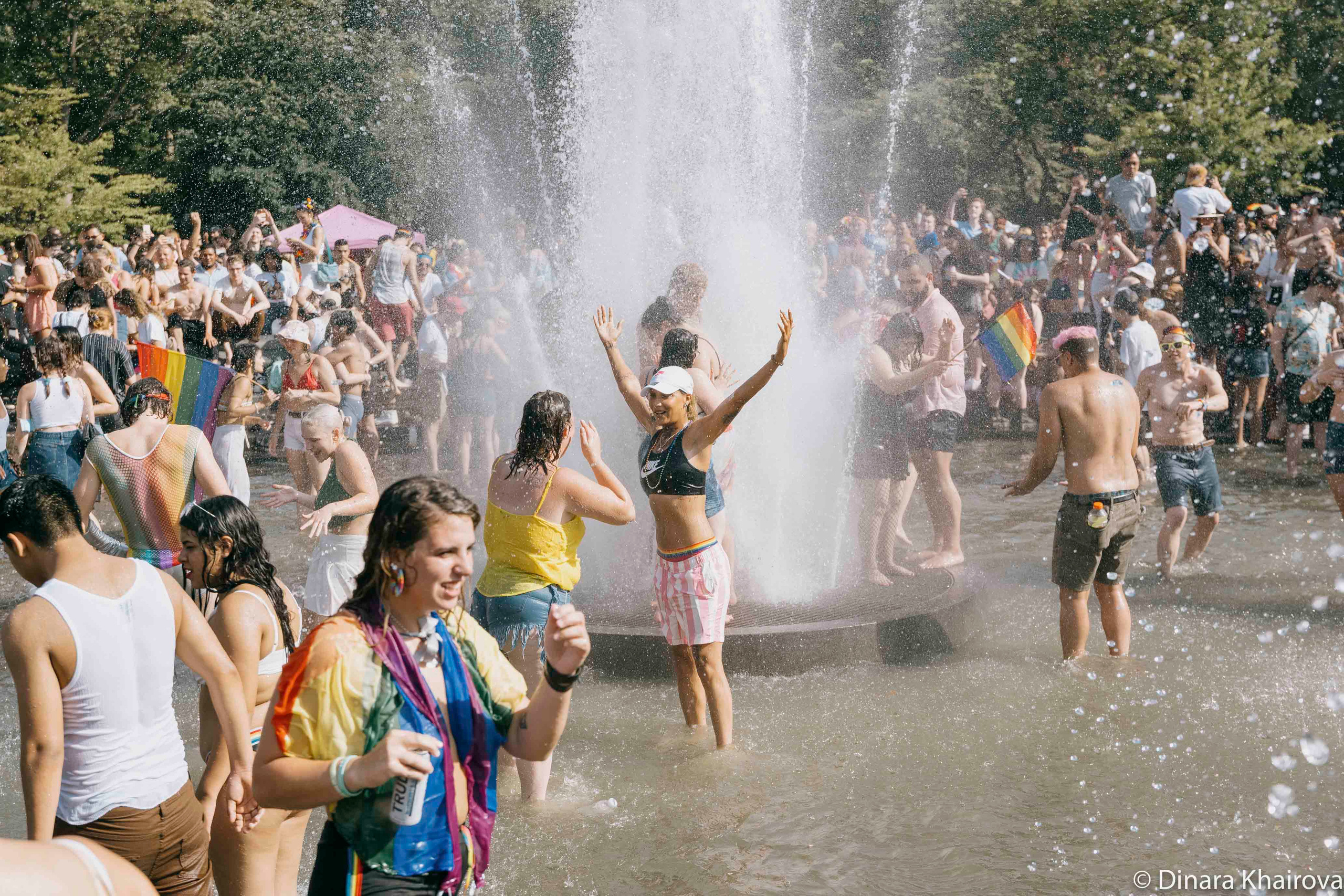 Pride parade day. Dinara Khairova
