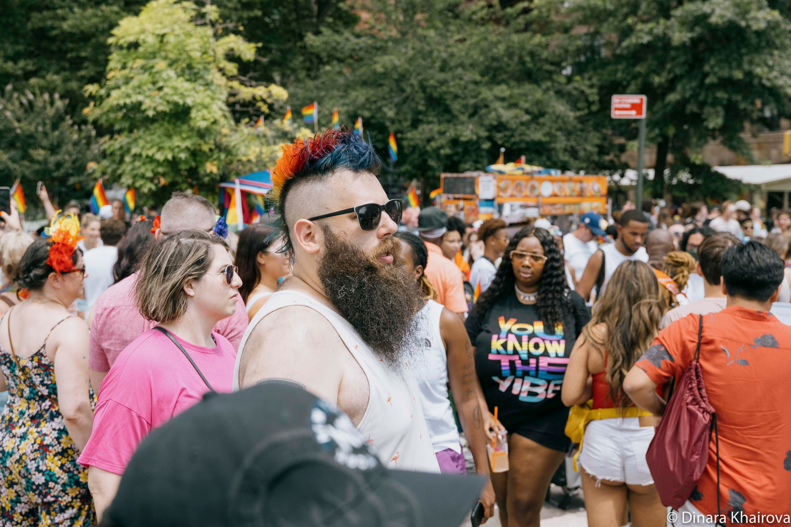 Pride parade day. Dinara Khairova