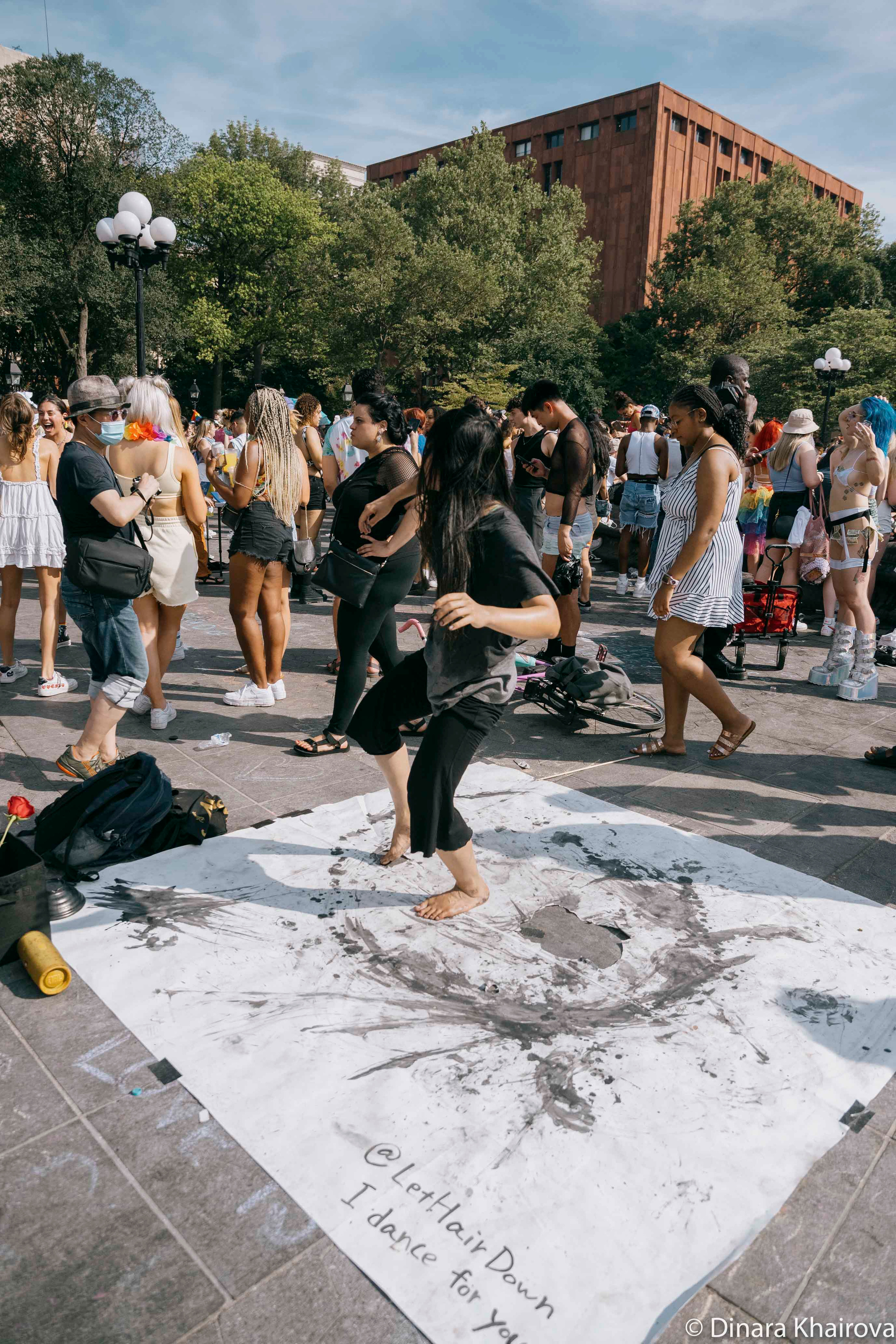 Pride parade day. Dinara Khairova