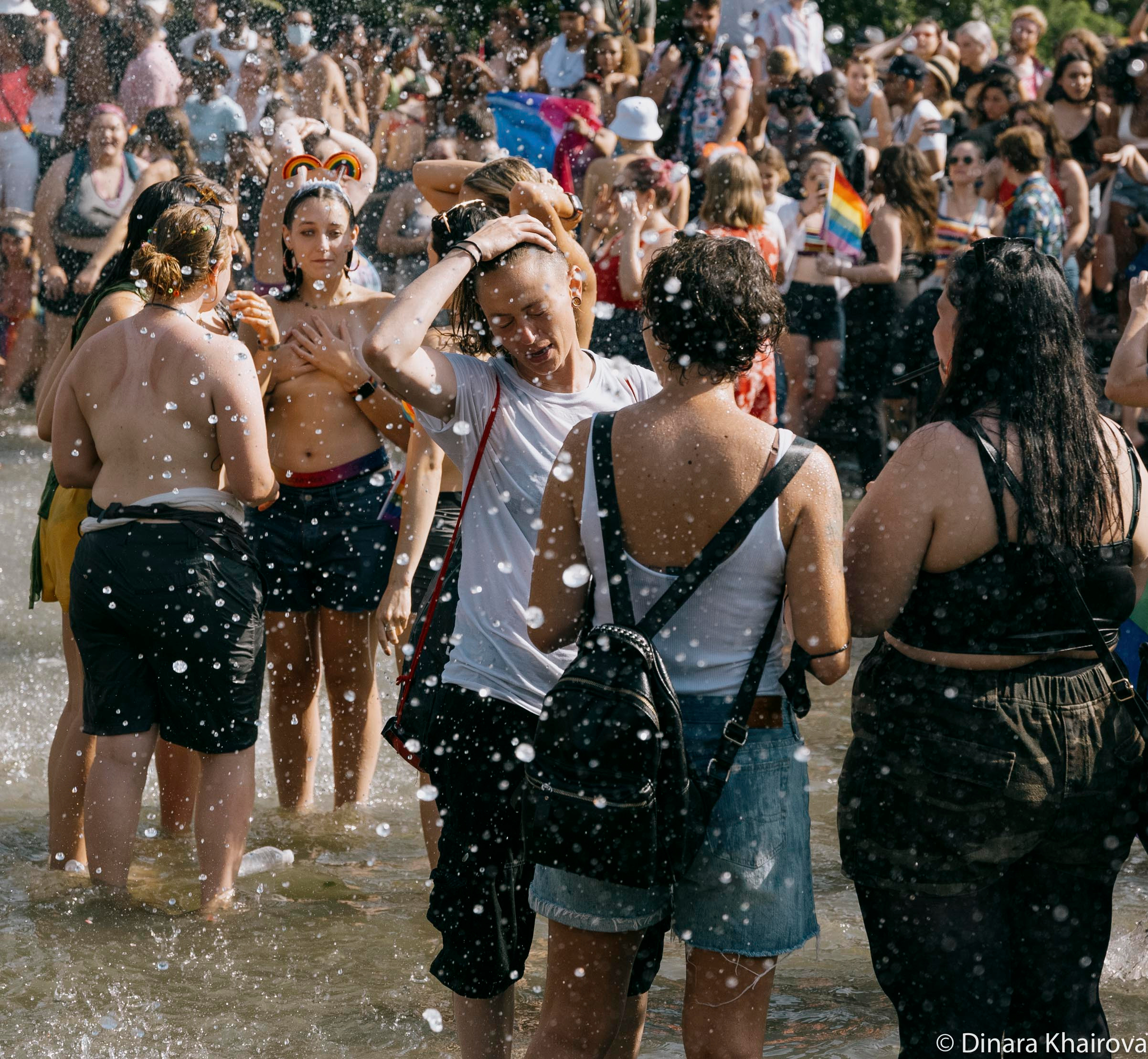 Pride parade day. Dinara Khairova