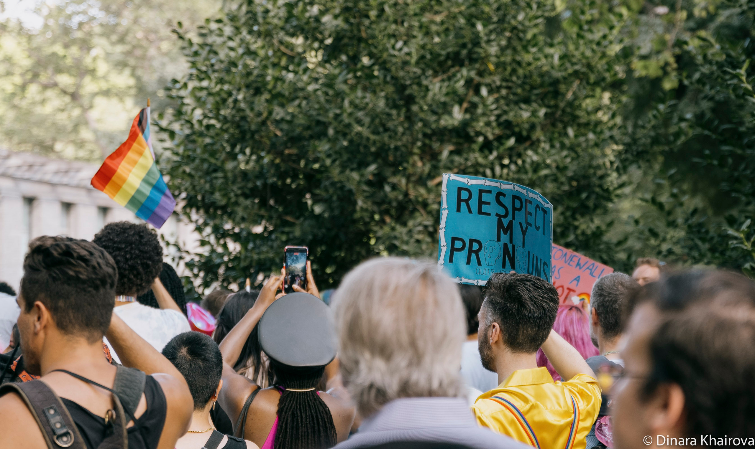 Pride parade day. Dinara Khairova