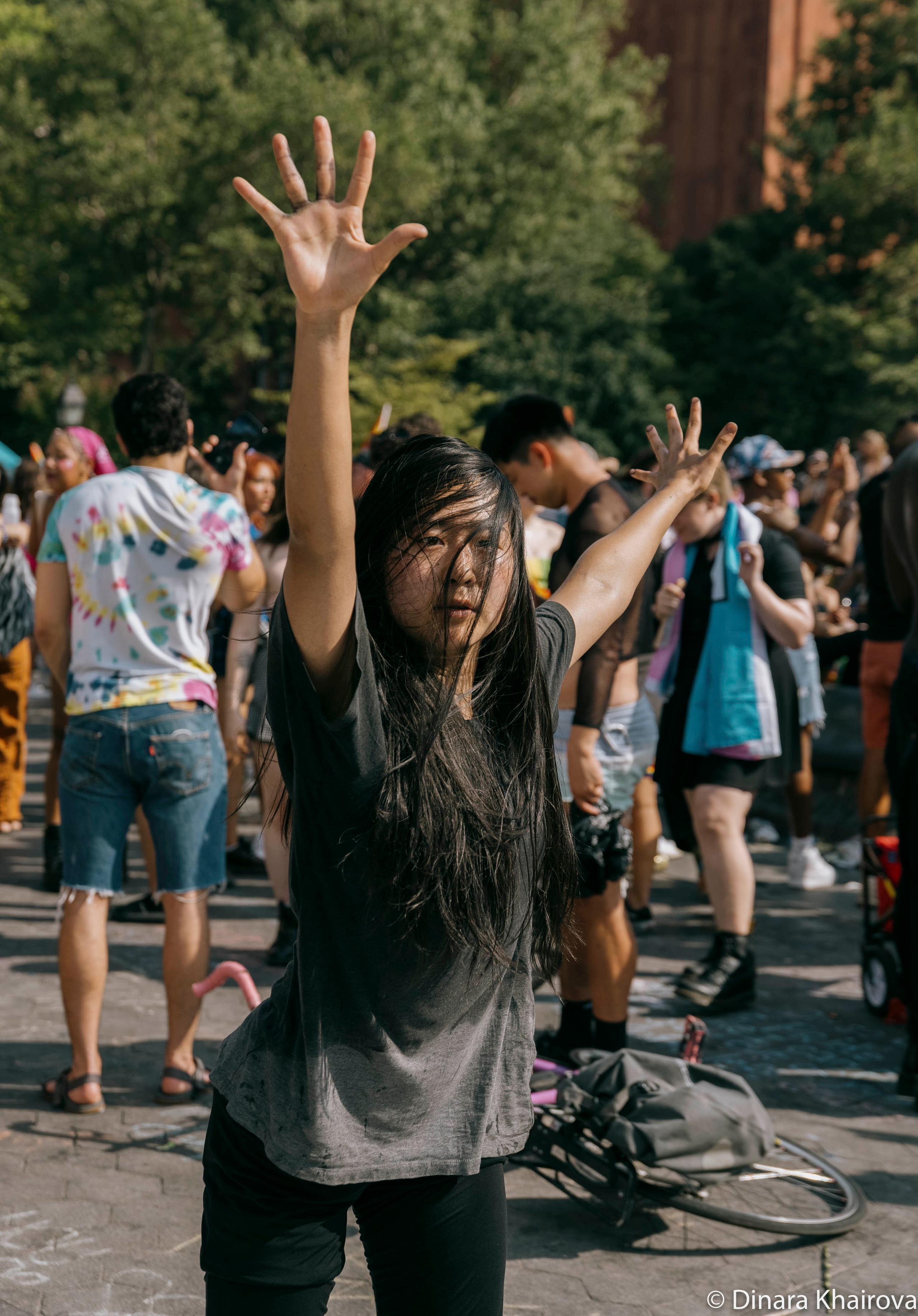 Pride parade day. Dinara Khairova