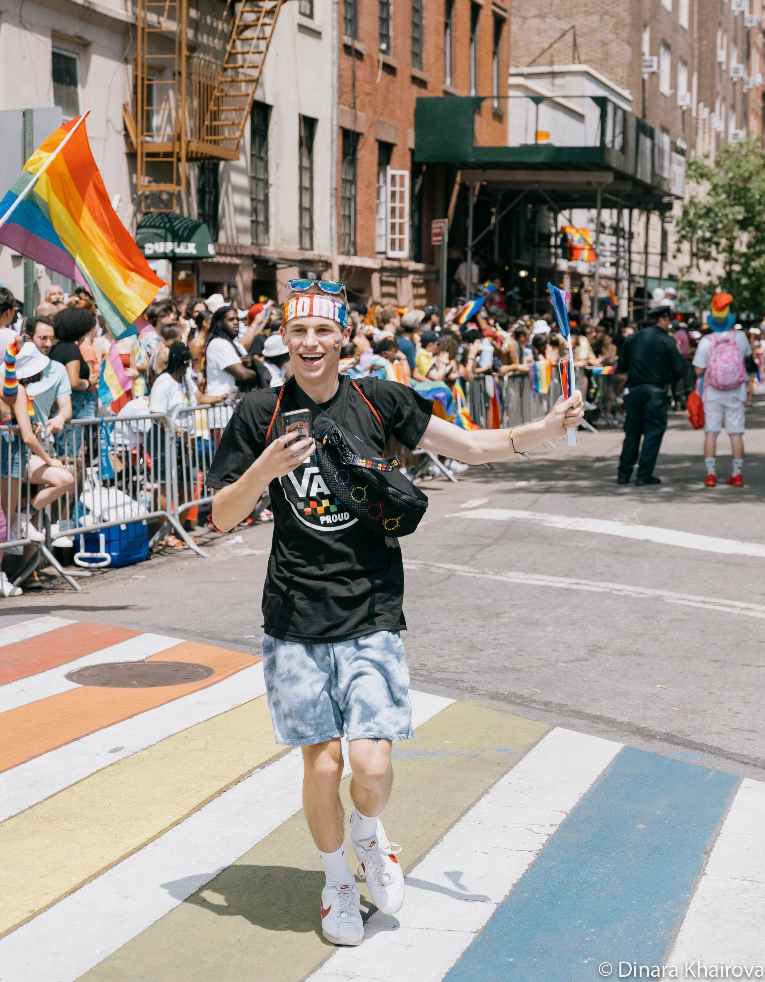 Pride parade day. Dinara Khairova