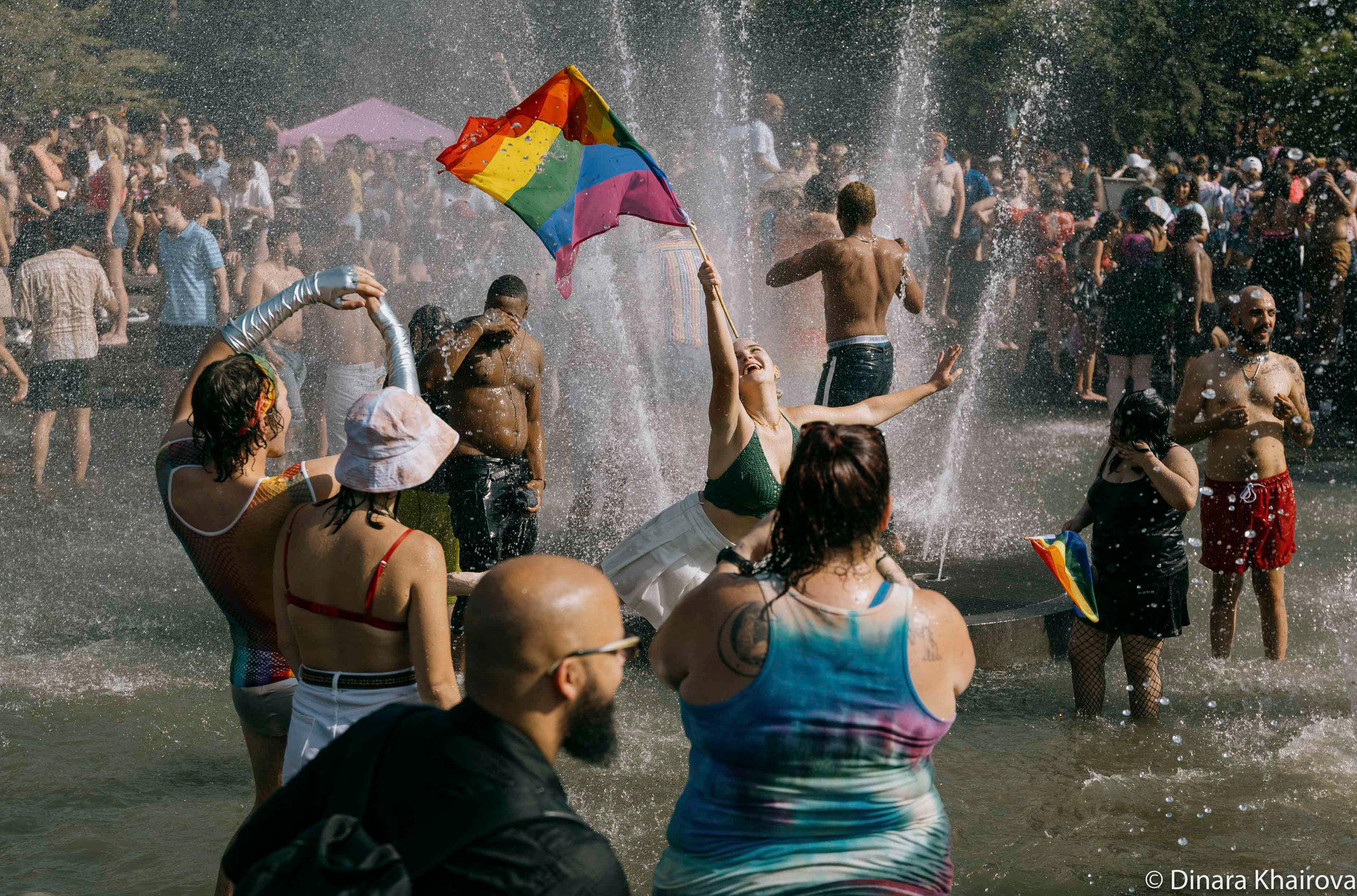 Pride parade day. Dinara Khairova