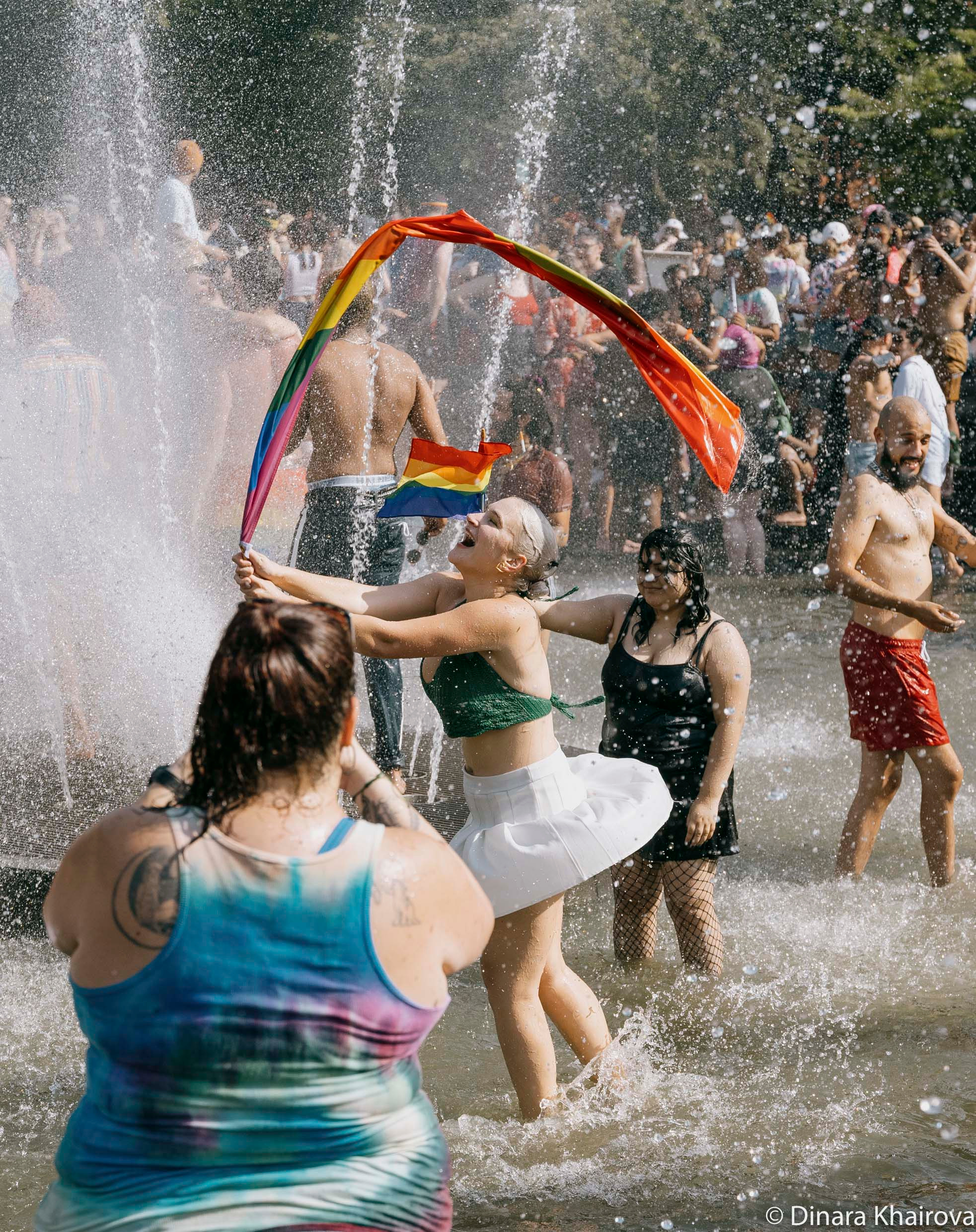 Pride parade day. Dinara Khairova