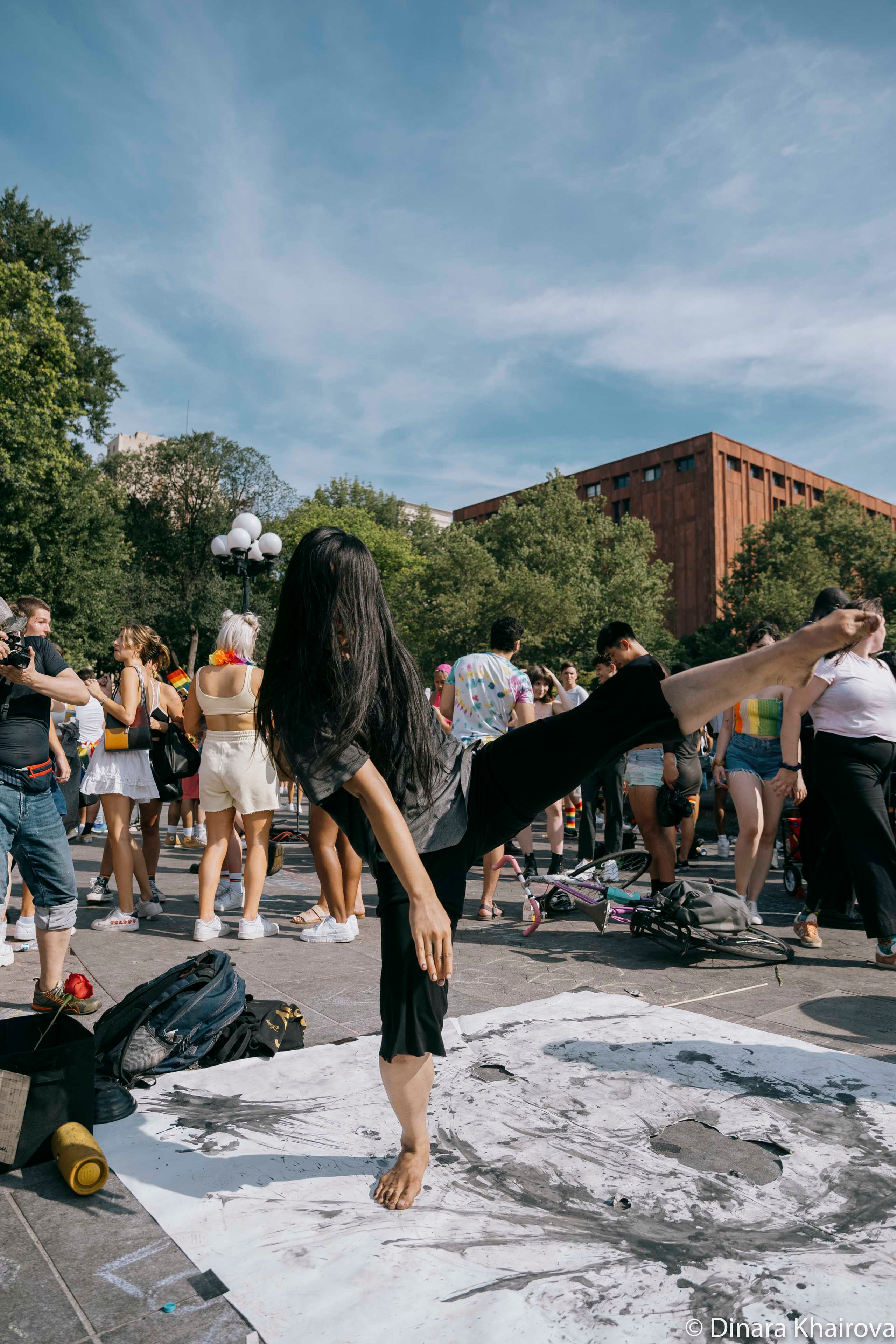 Pride parade day. Dinara Khairova