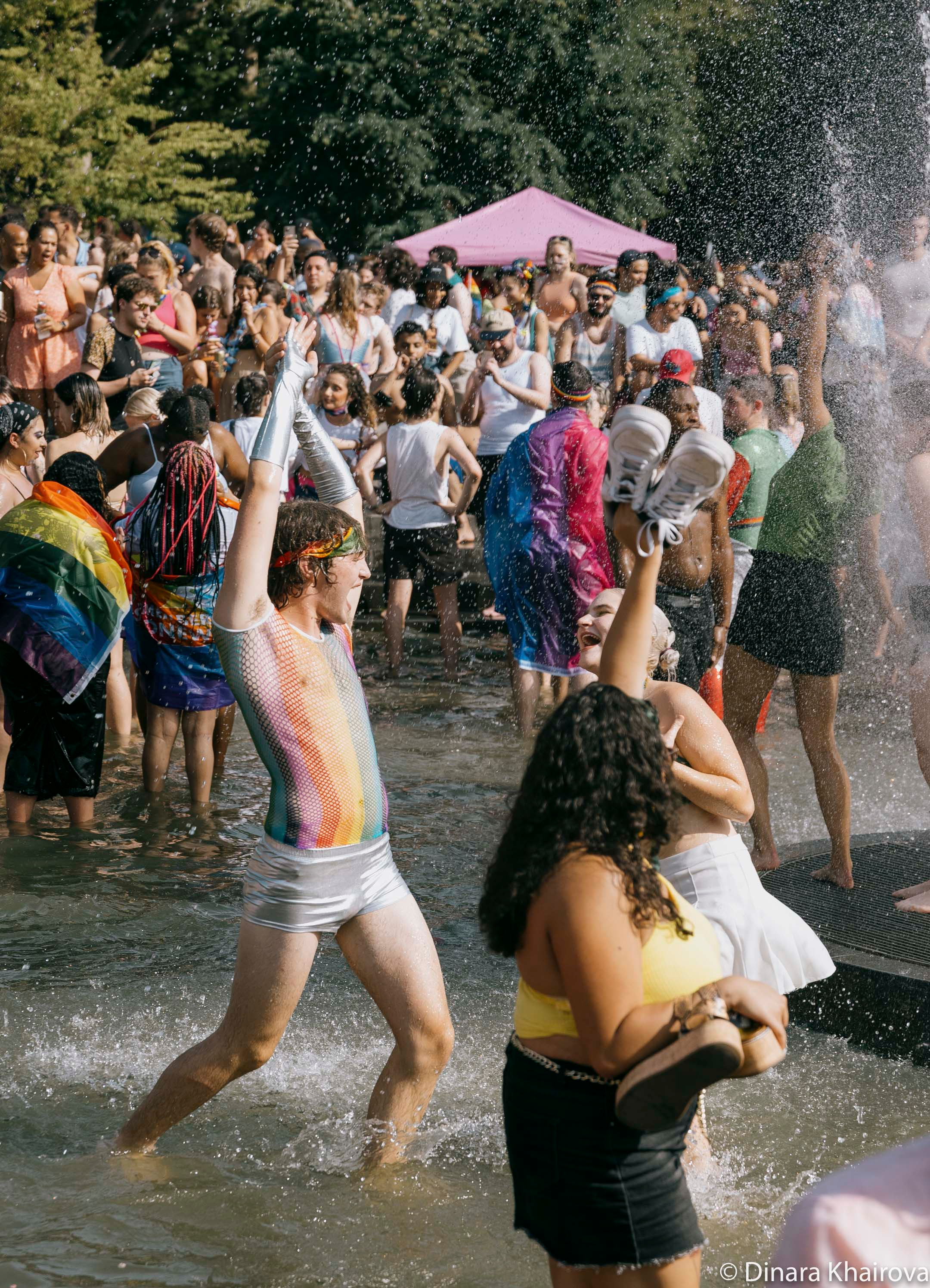 Pride parade day. Dinara Khairova
