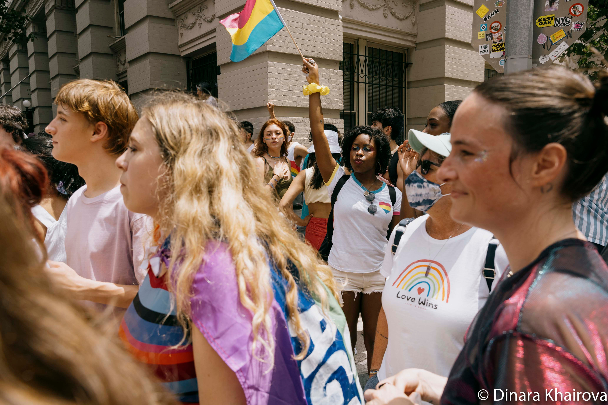 Pride parade day. Dinara Khairova