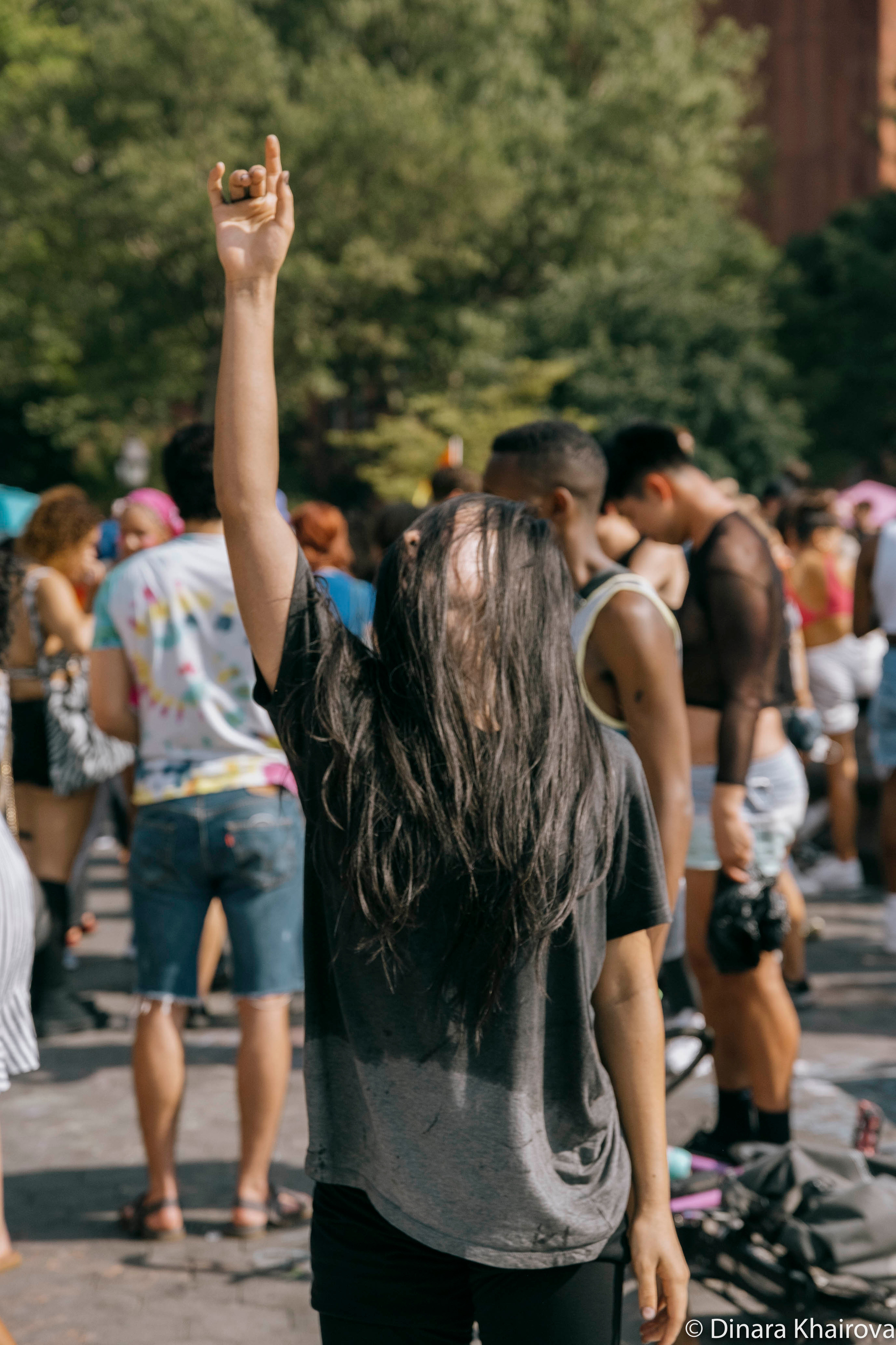 Pride parade day. Dinara Khairova
