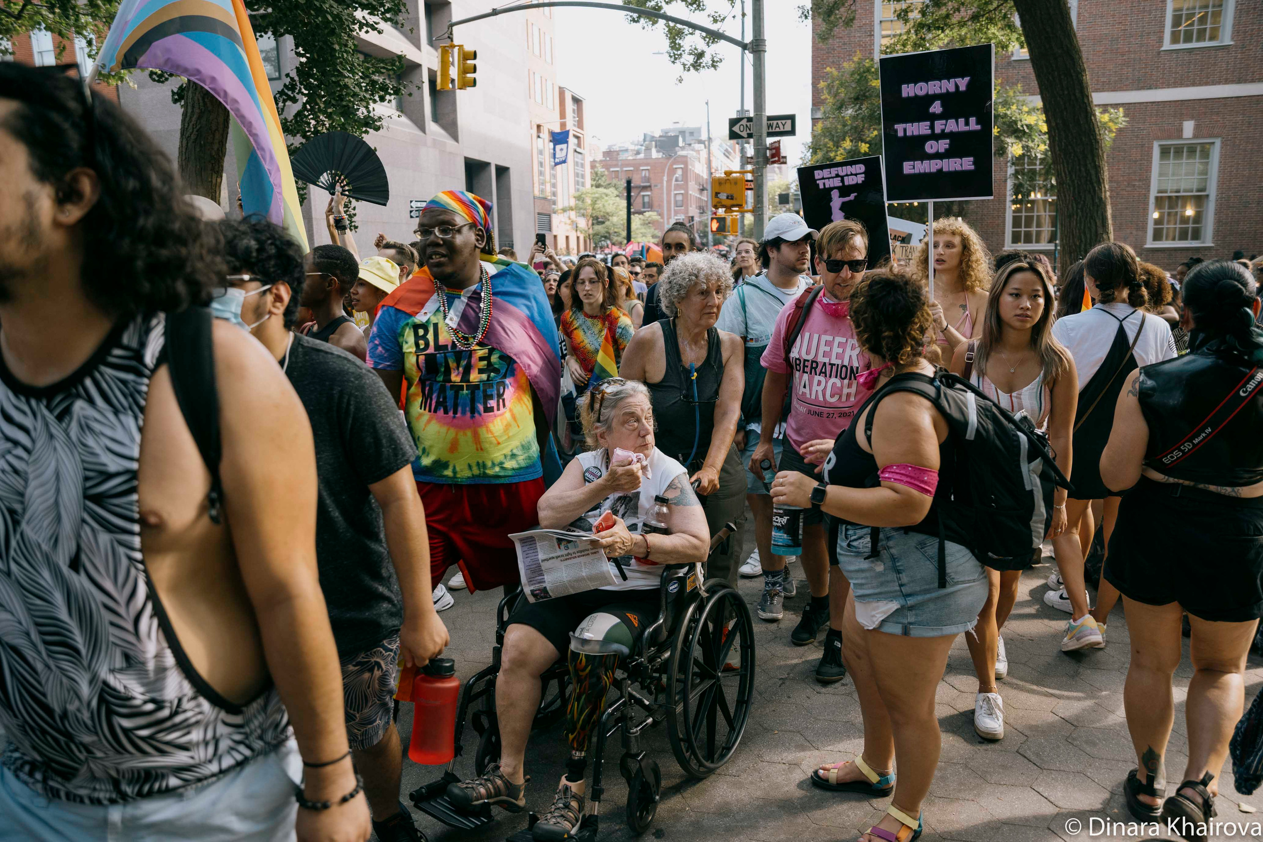 Pride parade day. Dinara Khairova