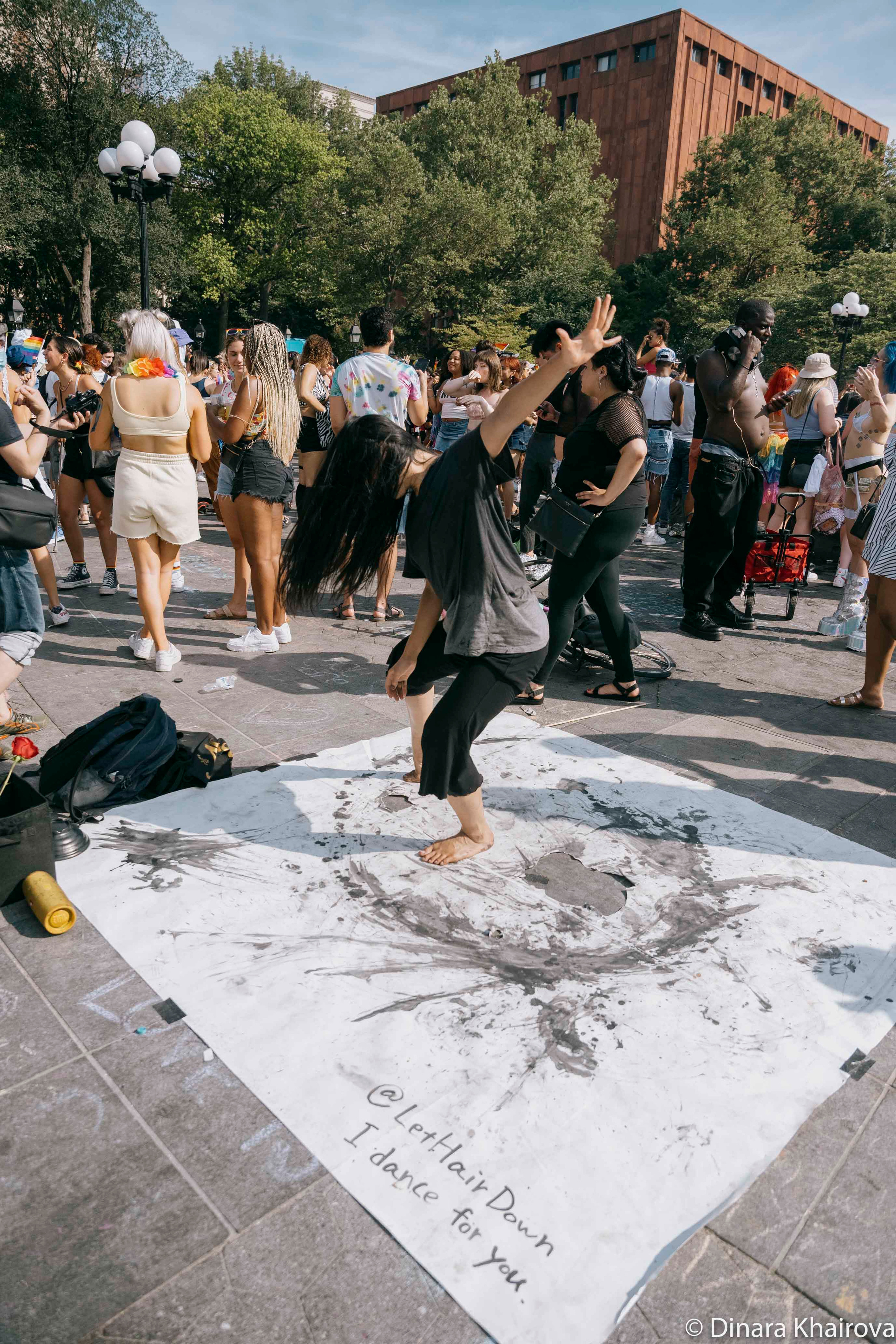 Pride parade day. Dinara Khairova