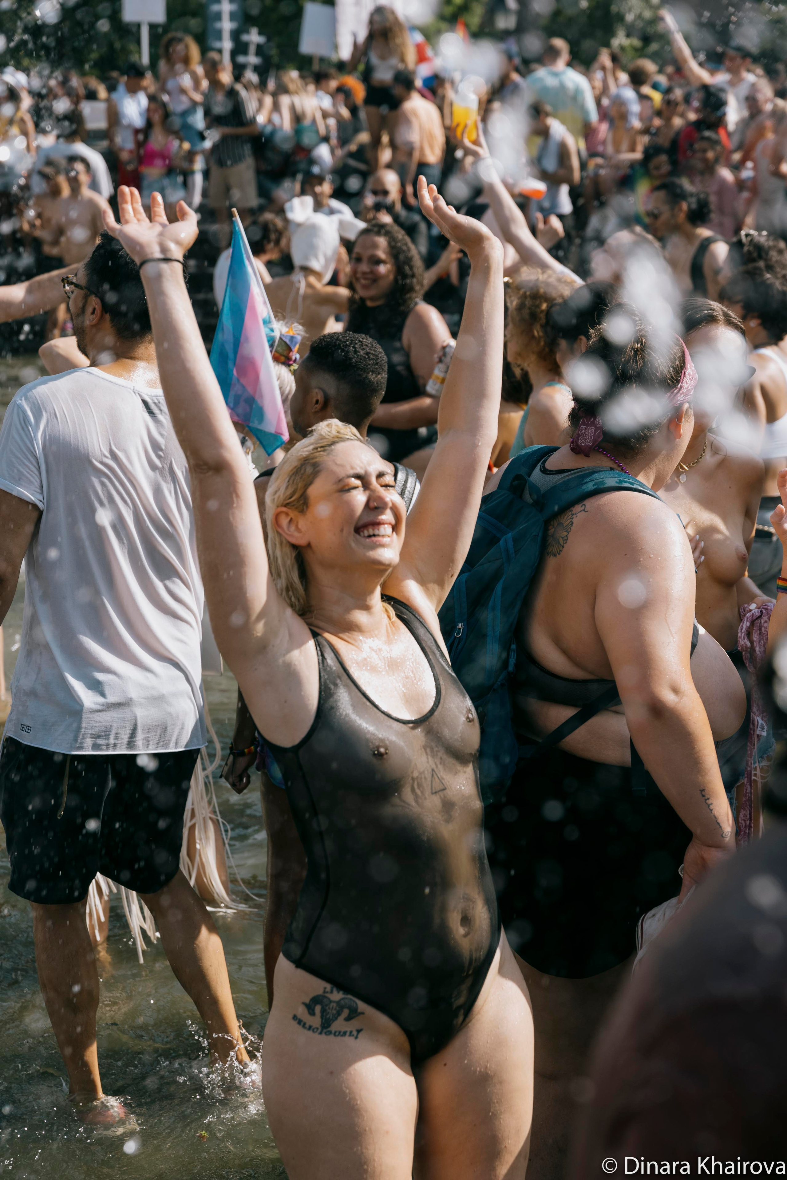 Pride parade day. Dinara Khairova