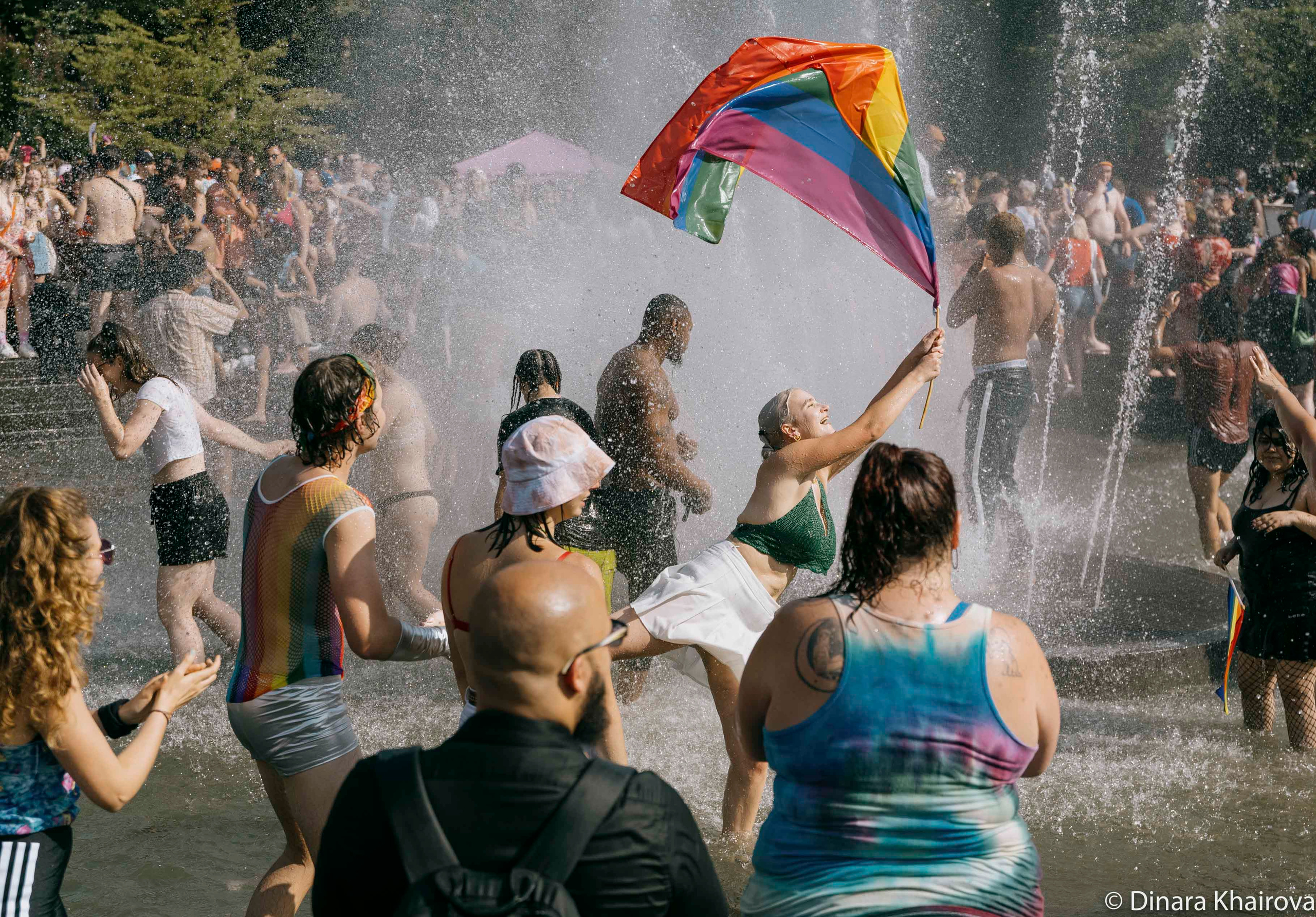 Pride parade day. Dinara Khairova