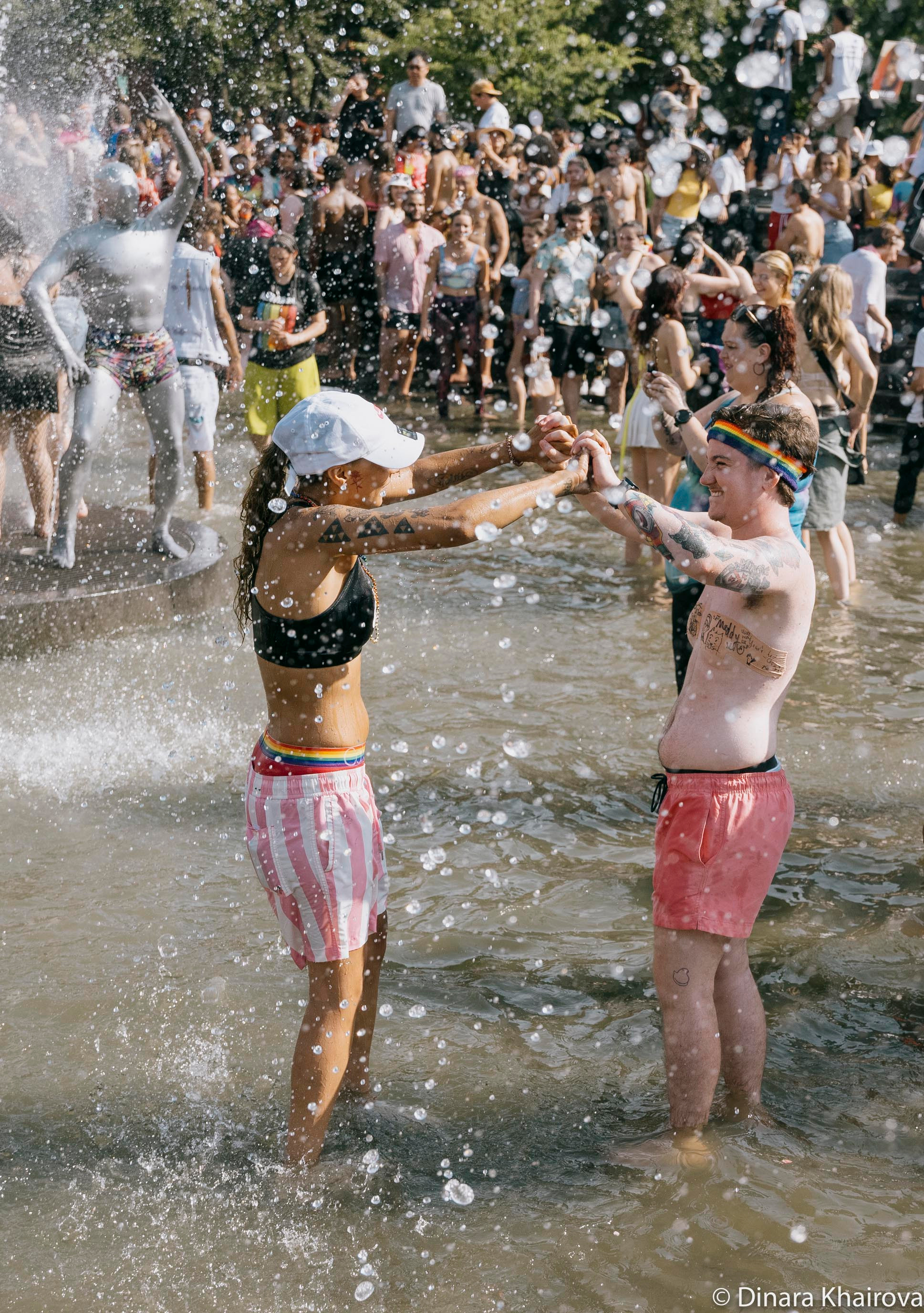 Pride parade day. Dinara Khairova